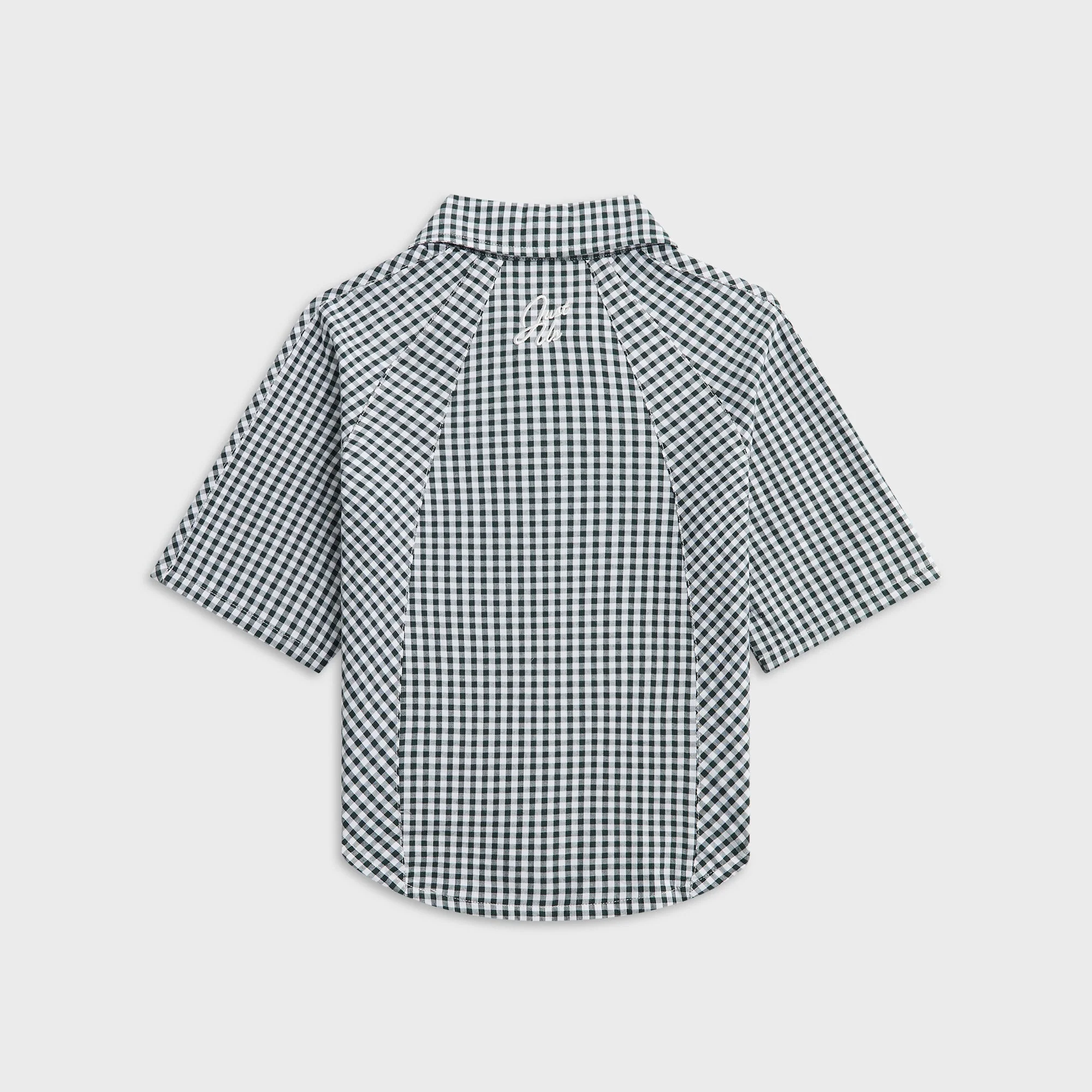 Kith Kids Blocked Gingham Apollo Shirt - Stadium - Image 3