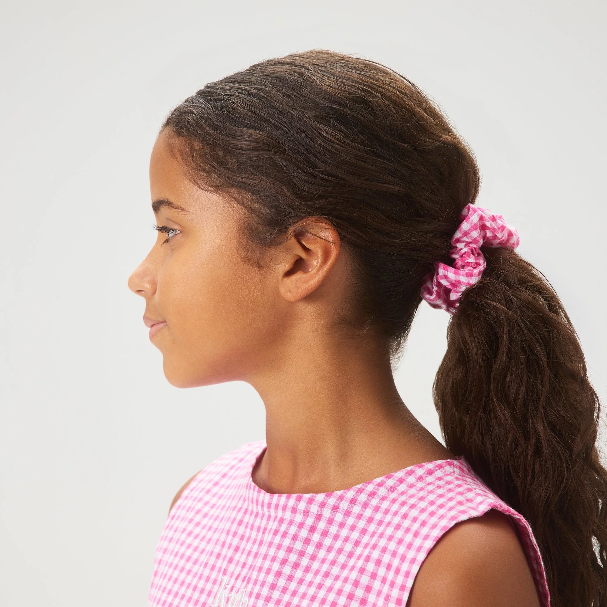 Kith Kids Gingham Cropped Tie Tank - Electra - Image 3