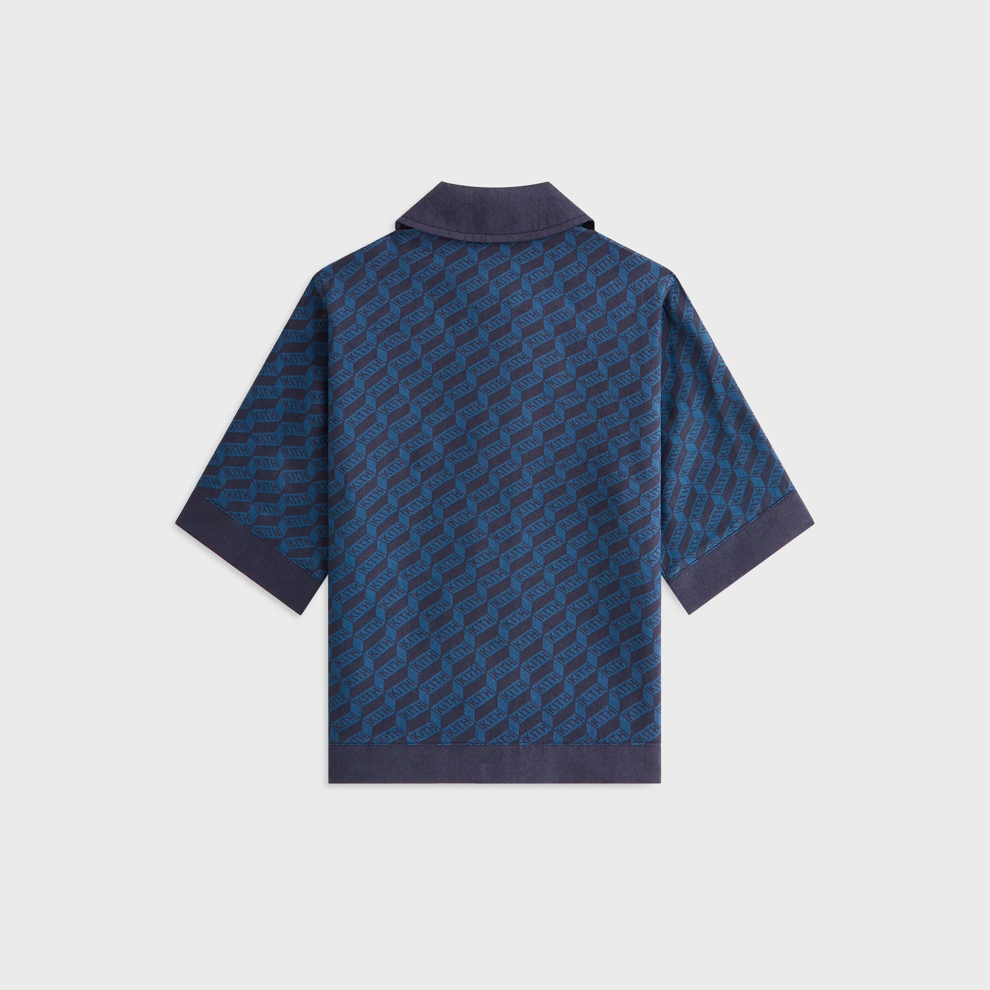 Kith Kids Monogram Bennet Camp Shirt - Nocturnal - Image 3