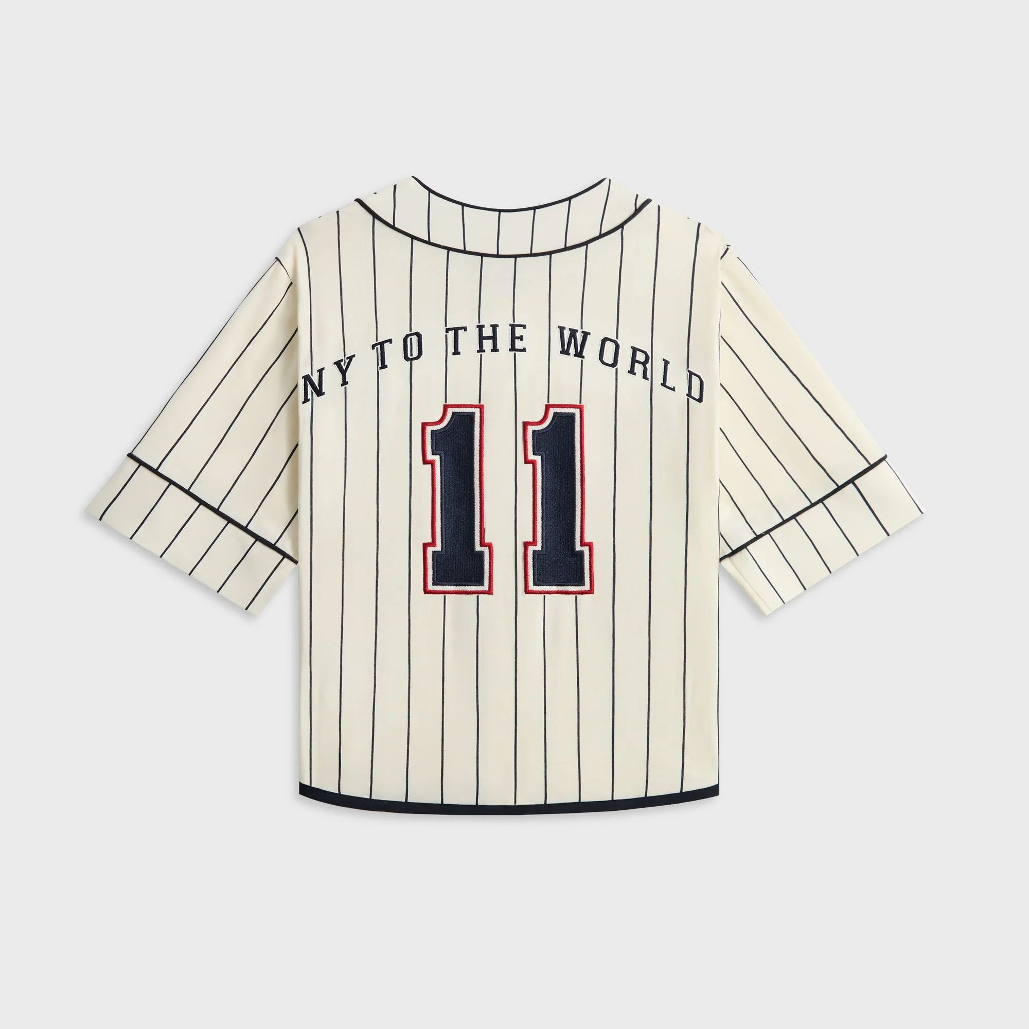 Kith Kids Pinstripe Baseball Shirt - Silk - PH - Image 3