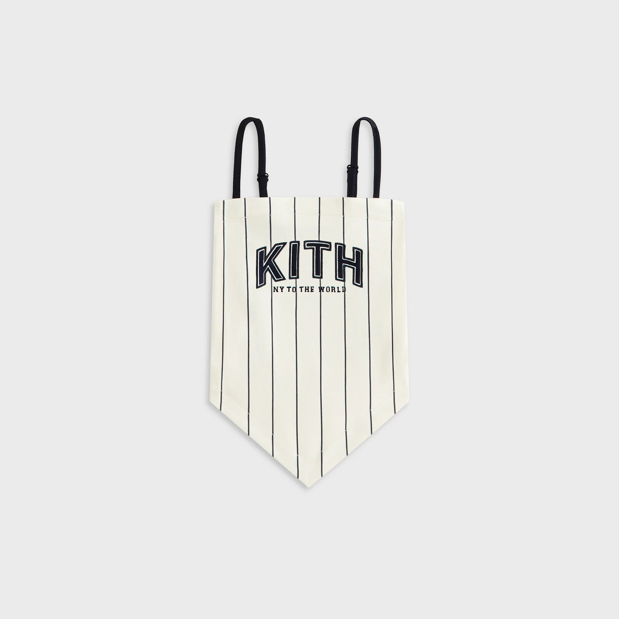 Kith Kids Pinstripe Baseball Ivy Top - Silk