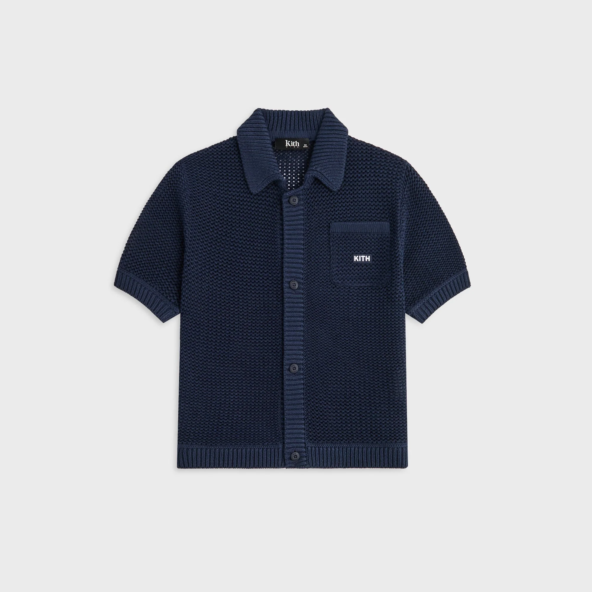 Kith Kids Textured Button Down Tilden Shirt - Nocturnal - PH