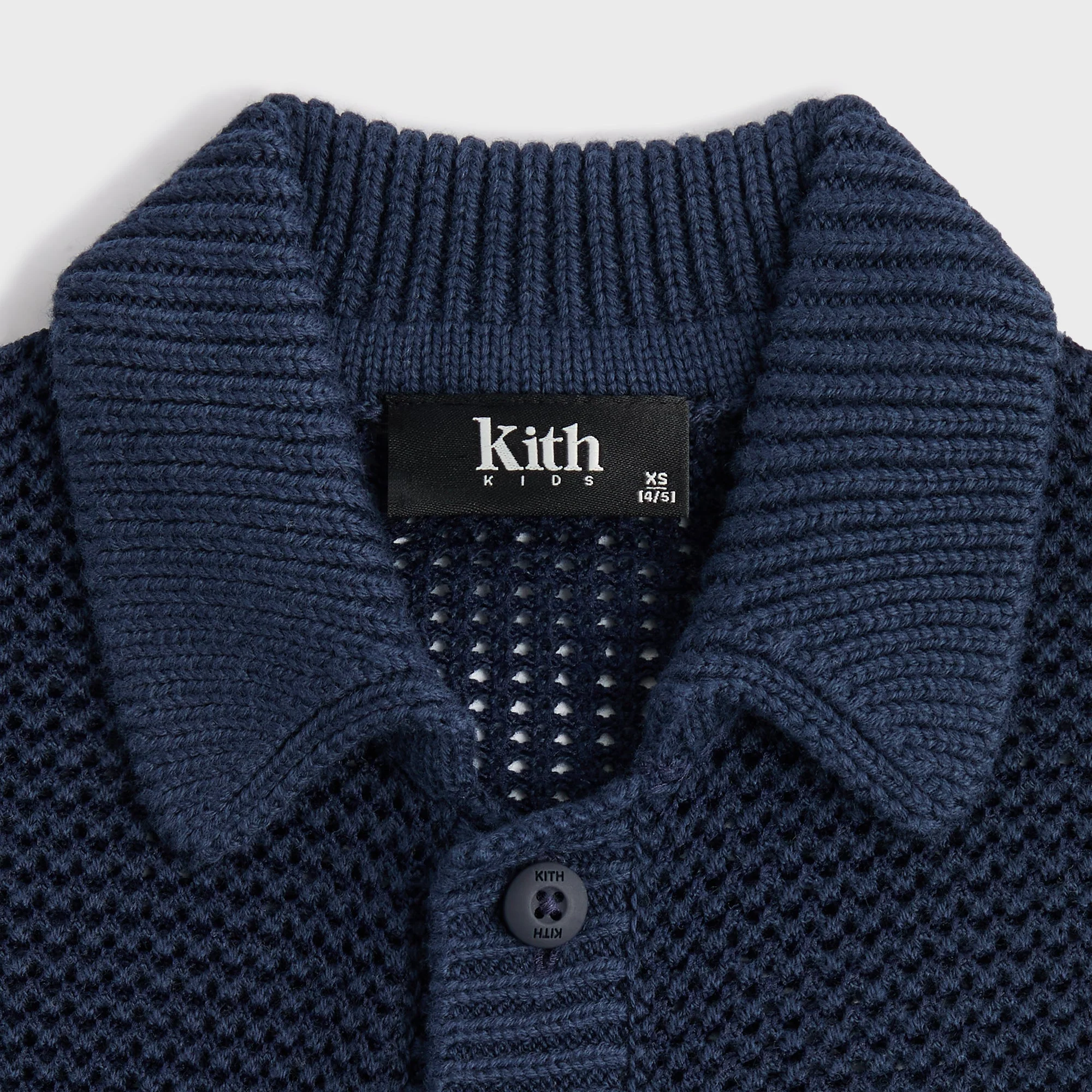 Kith Kids Textured Button Down Tilden Shirt - Nocturnal - PH - Image 5