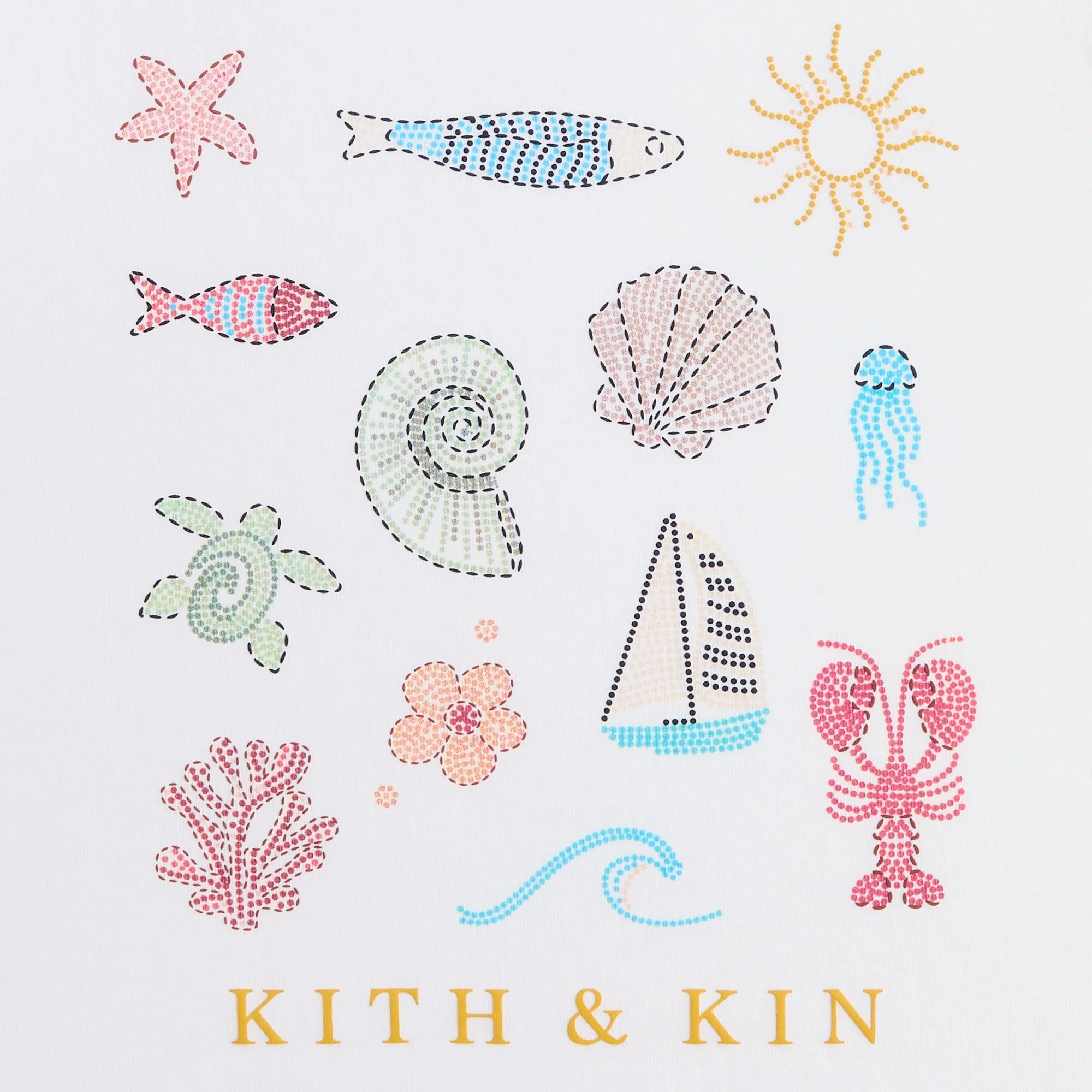 Kith Kids Kith & Kin Beach Tee - White - PH - Image 4