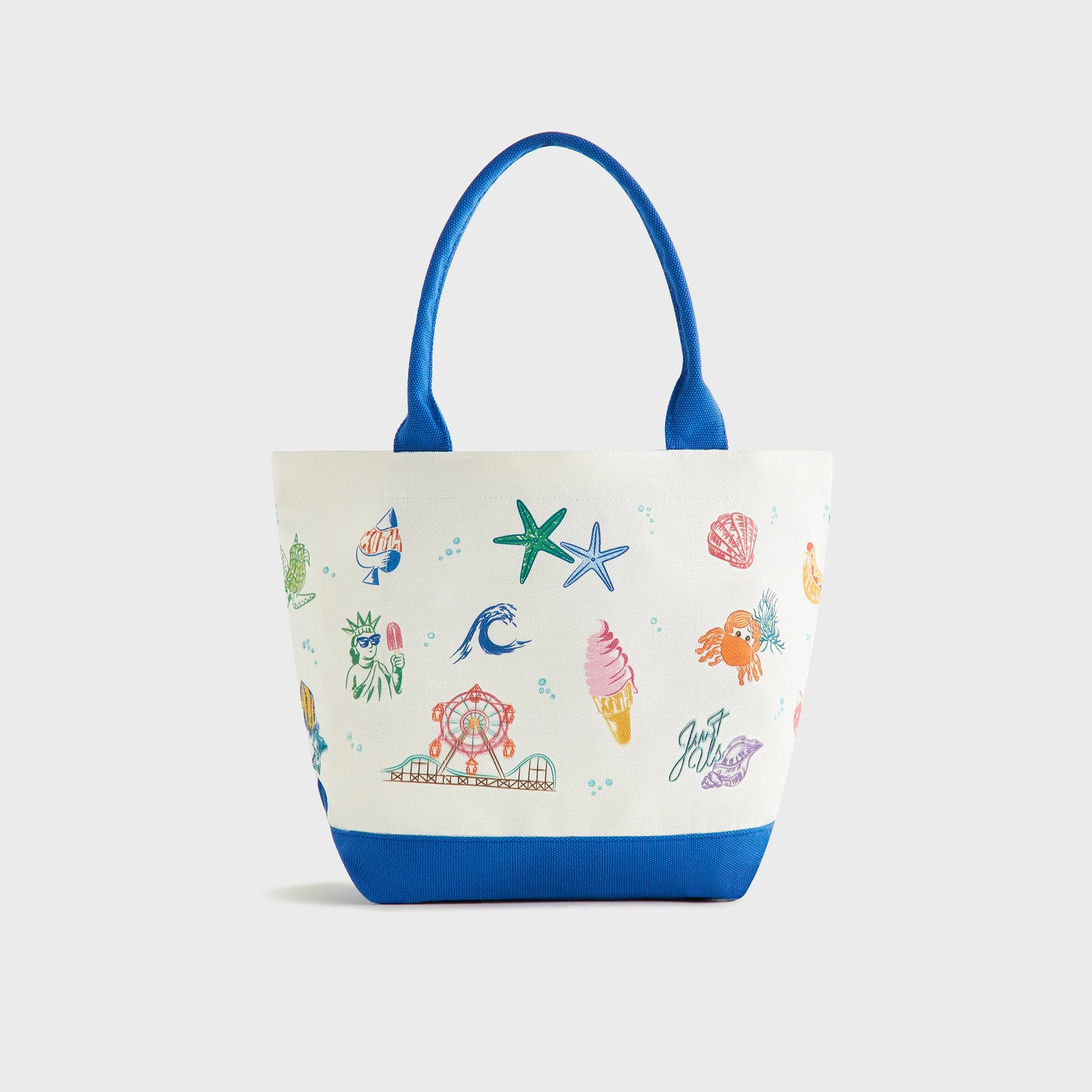 Kith Kids Canvas All-Over Printed Tote - Cobalt - Image 3