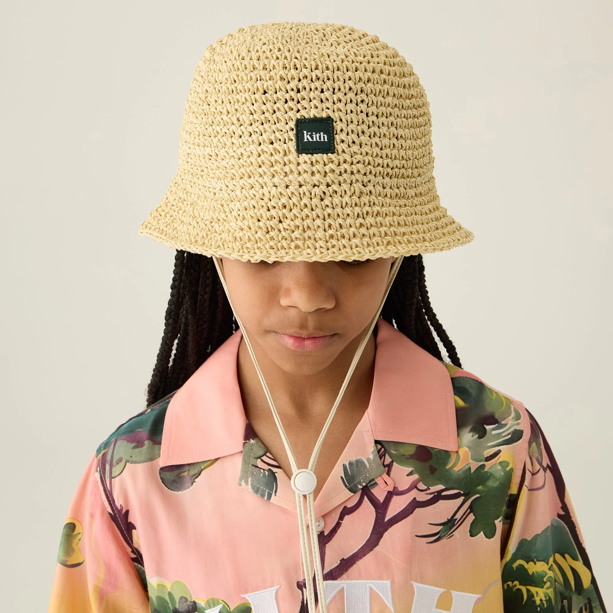 Kith Kids Raffia Boonie Hat - Natural - PH - Image 3