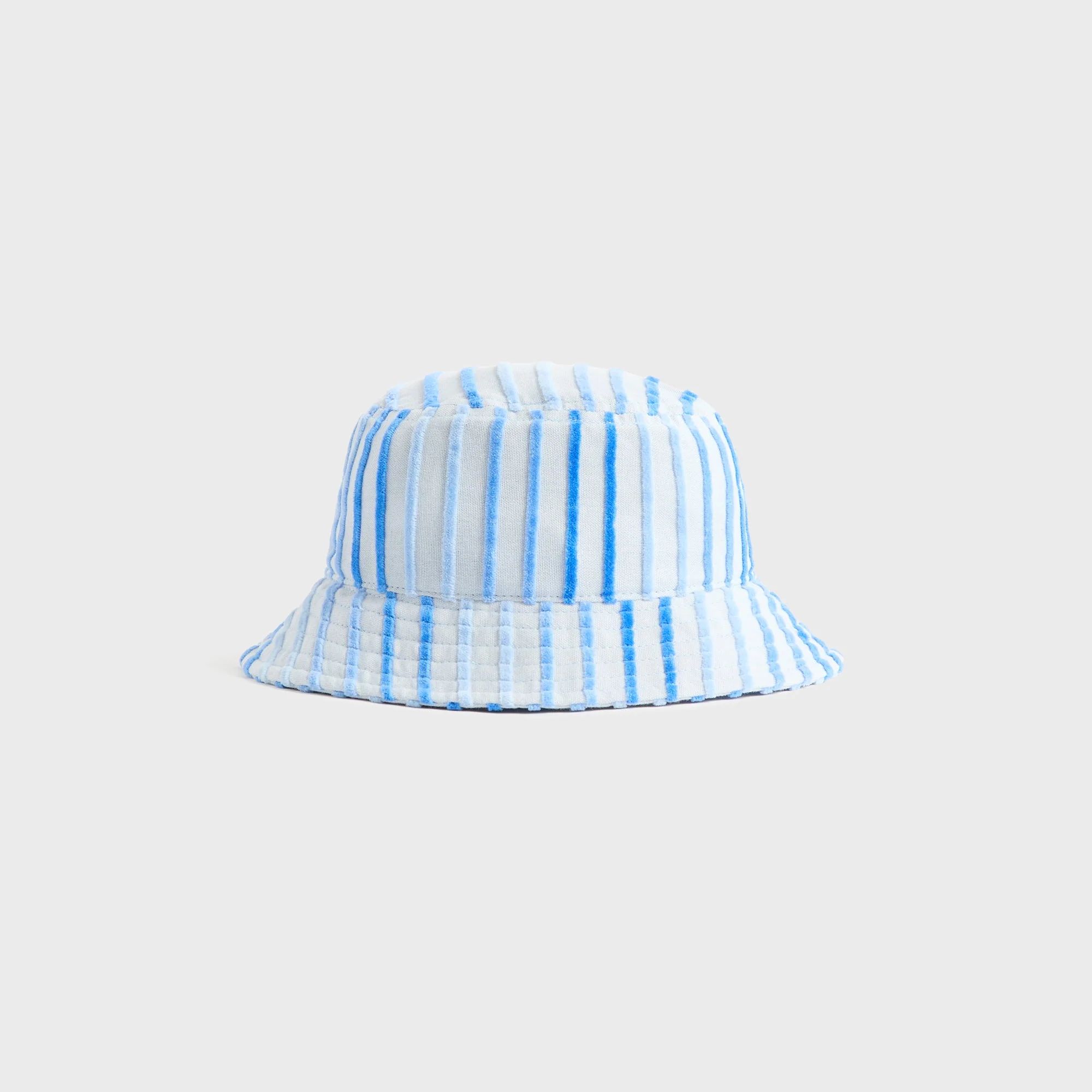 Kith Kids Chenille Stripe Dawson Bucket Hat - Cornflower - Image 2