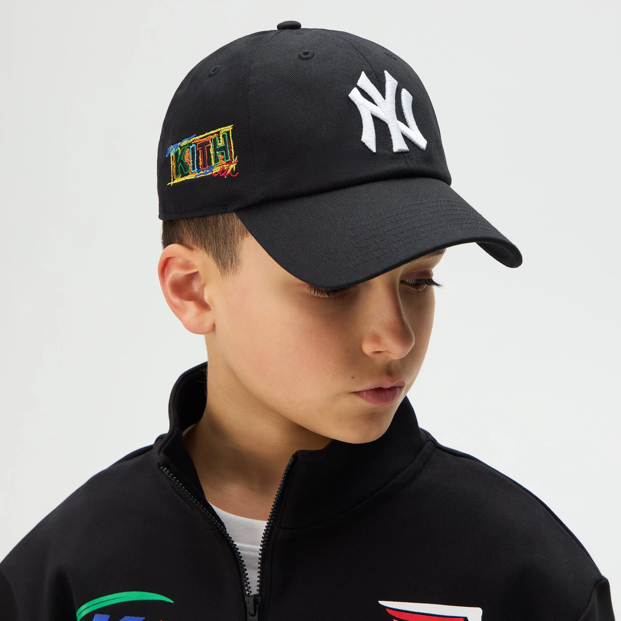 Kith Kids & '47 for the New York Yankees Snapback Cap - Black - Image 2