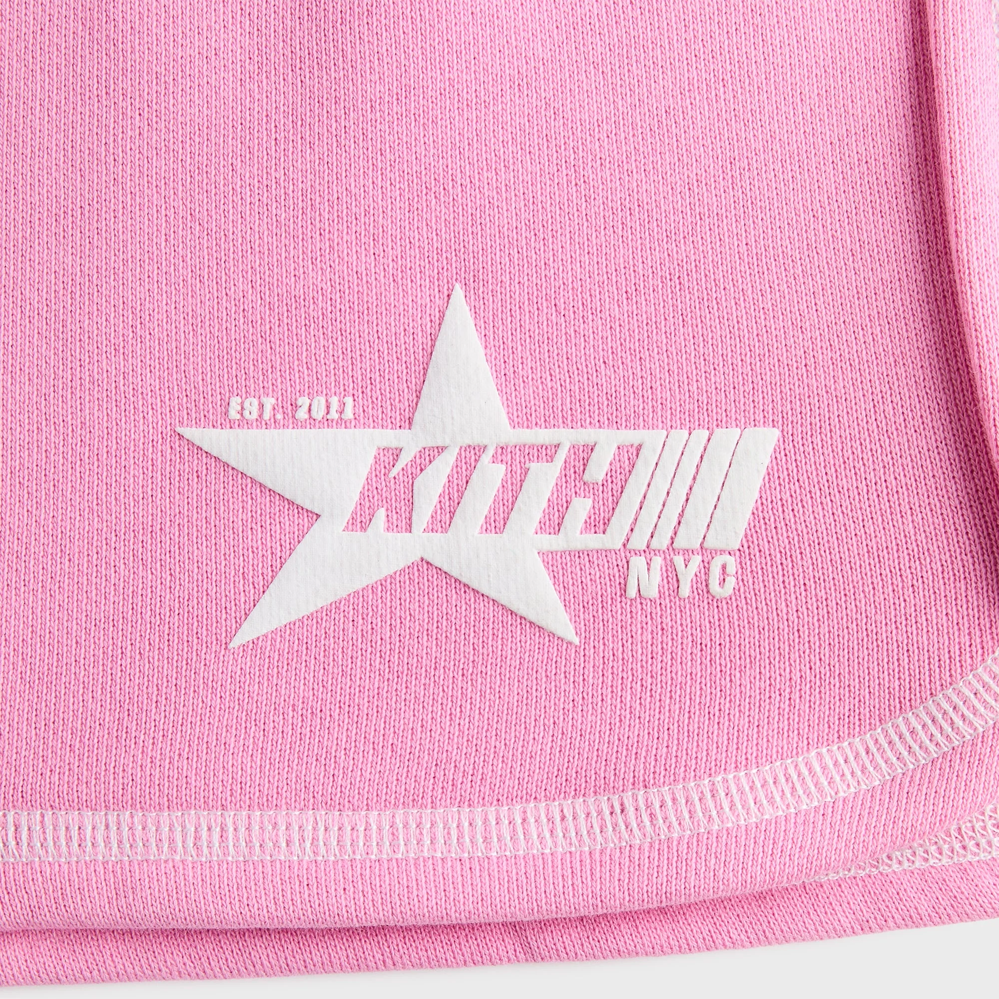 Kith Kids Contrast Stitch Logo Sadie Short - Caladium - Image 4