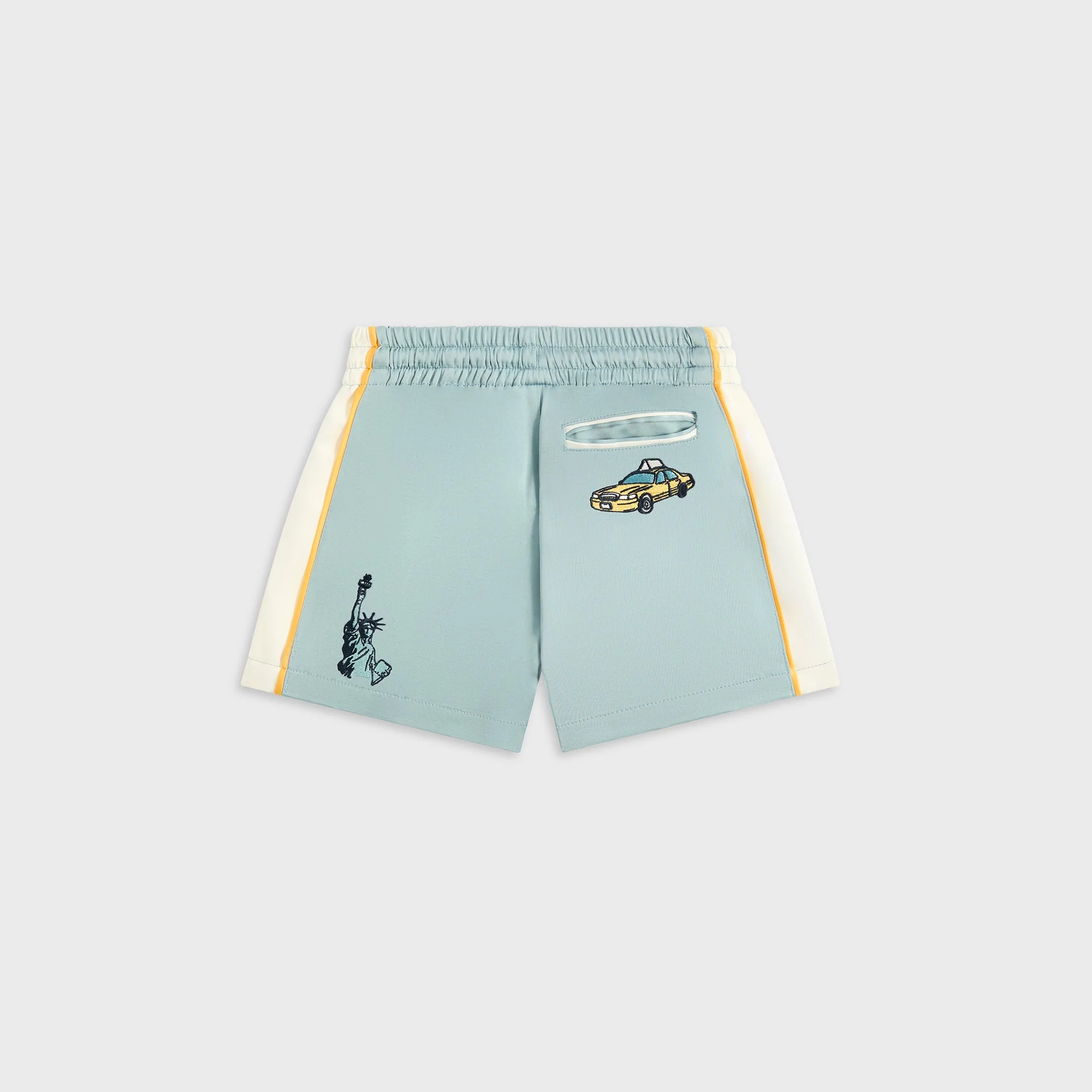 Kith Kids Satin New York Souvenir Short - Majestic - Image 3