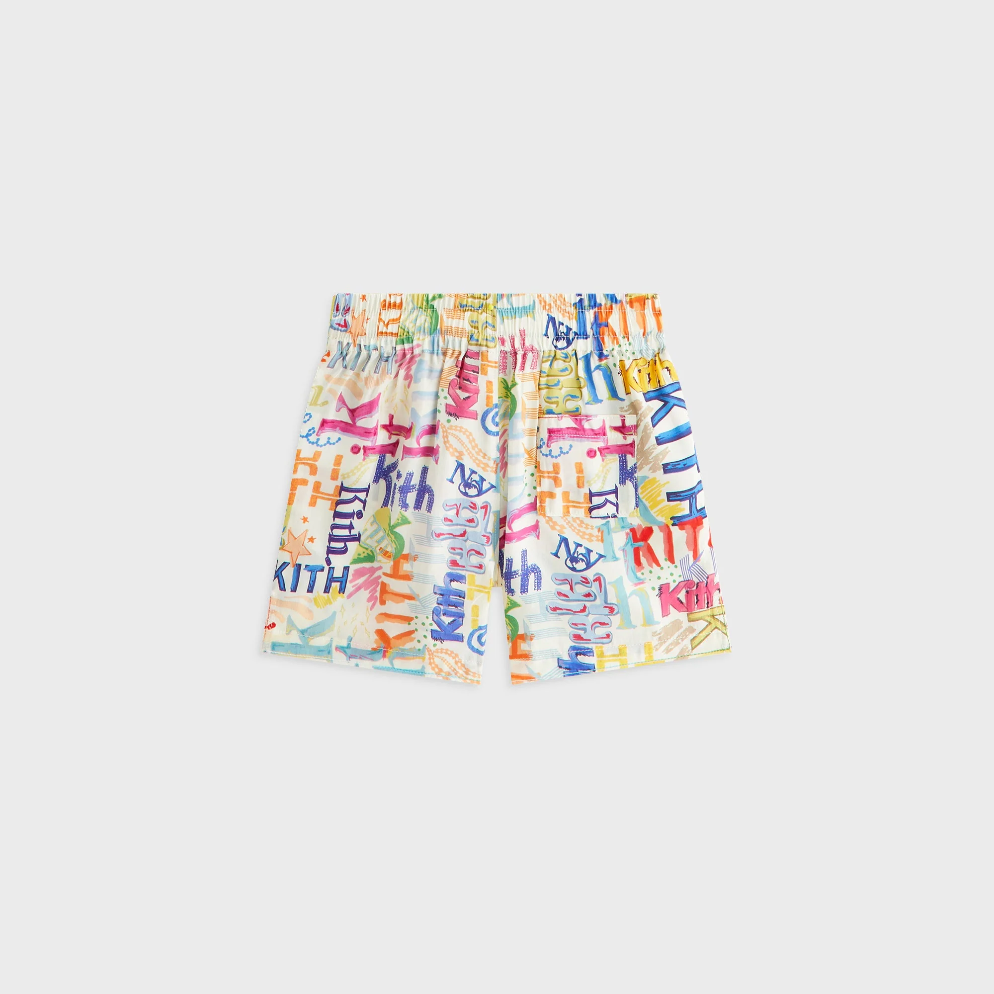 Kith Kids Thompson Camp Sketched Monogram Short - Silk - Image 3