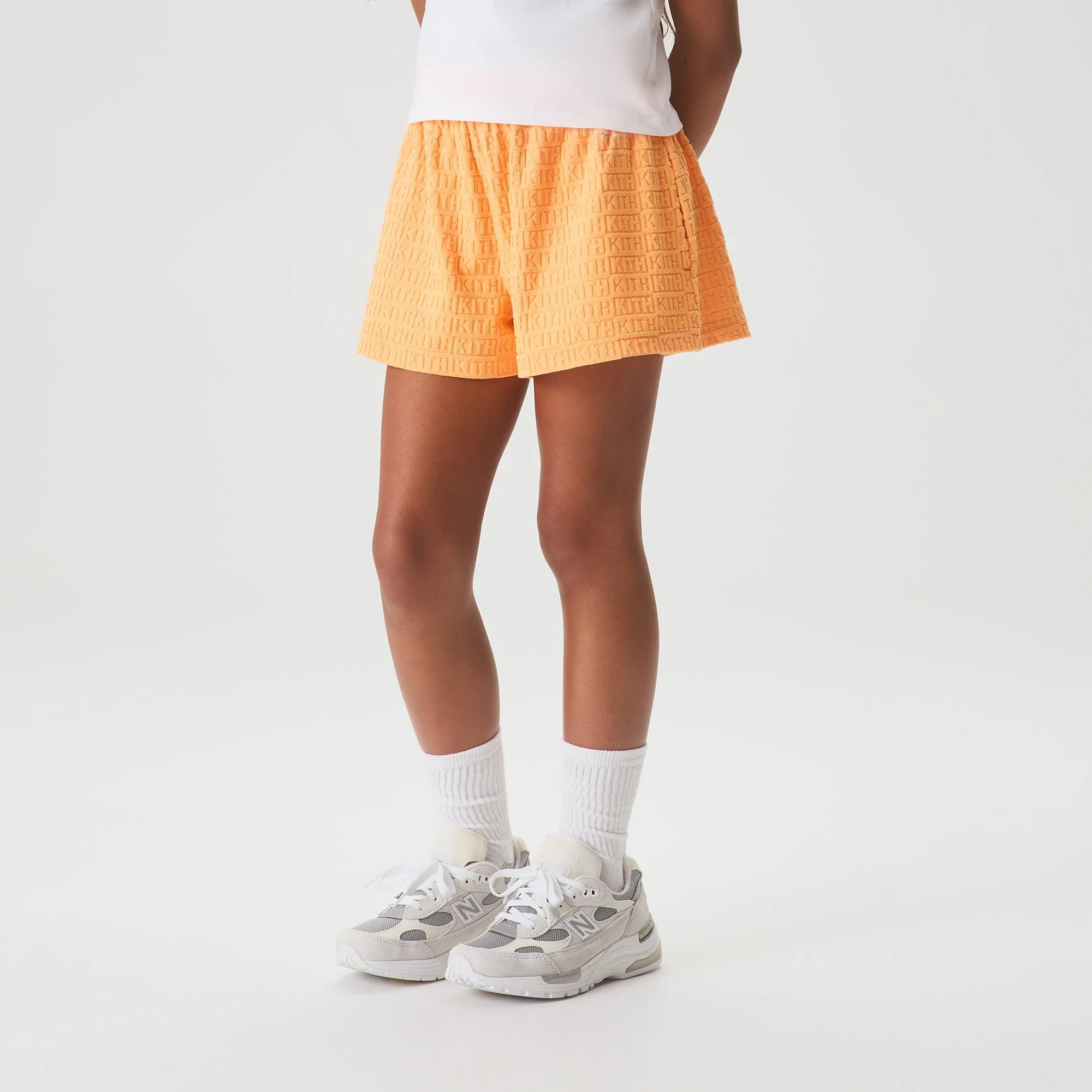 Kith Kids Textured Monogram Jazmyn Short - Sorbet - Image 2