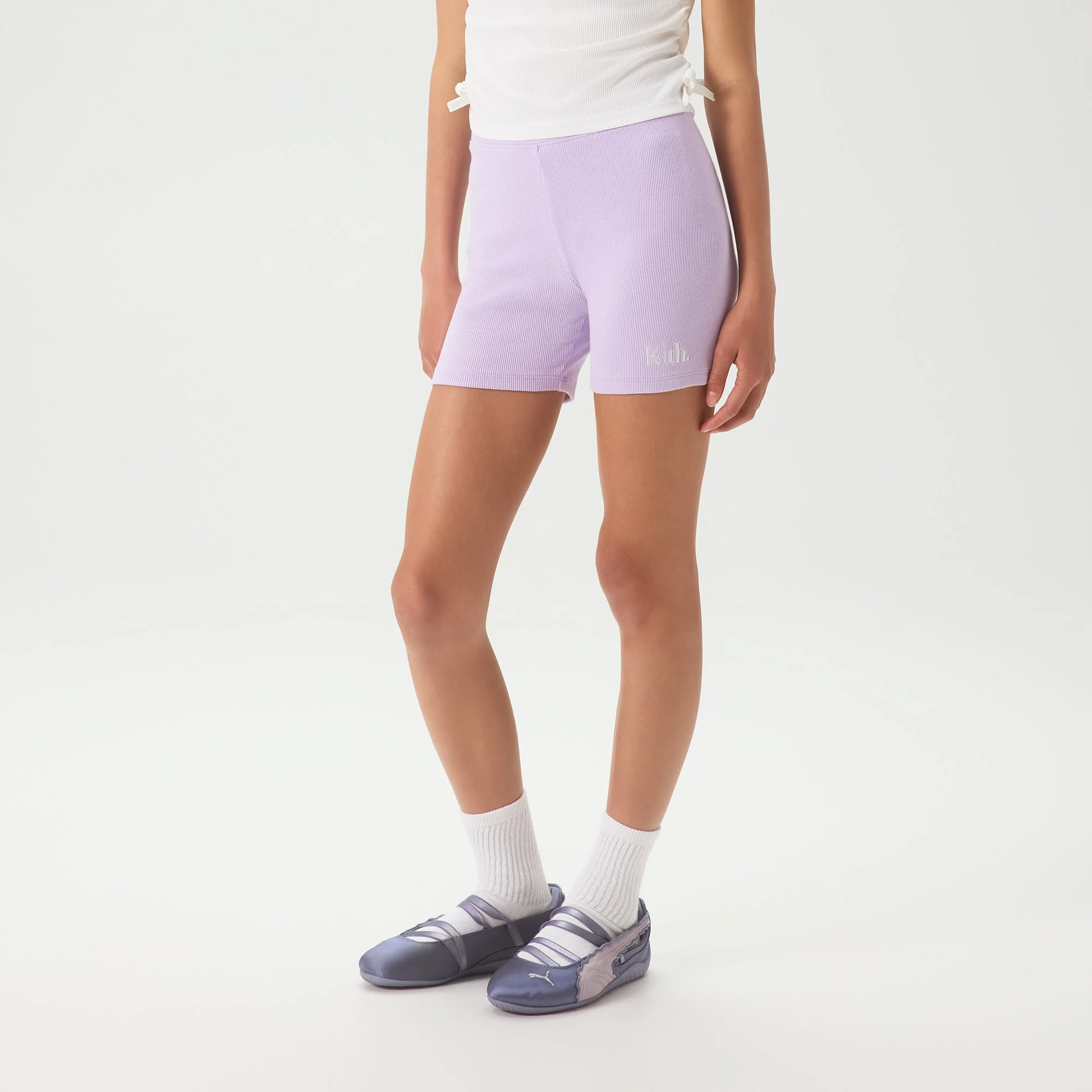 Kith Kids Biker Rib Short - Verbena - Image 2