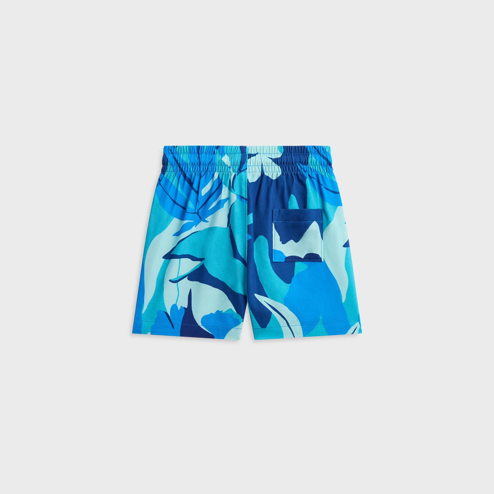 Kith Kids Abstract Tropical Thompson Camp Short - Turquoise - Image 3
