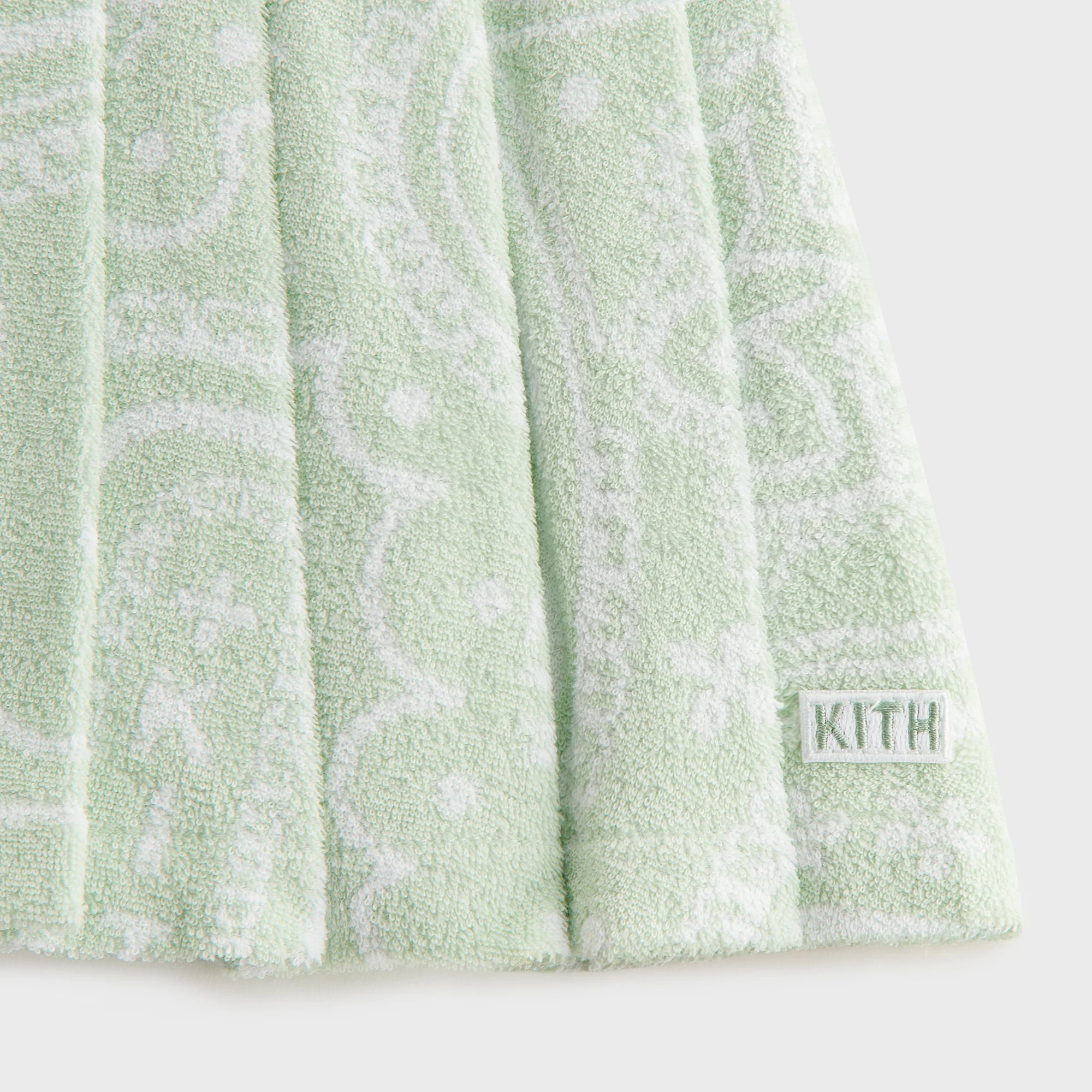 Kith Kids Paisley Jacquard Pleated Skirt - Tidal - Image 4