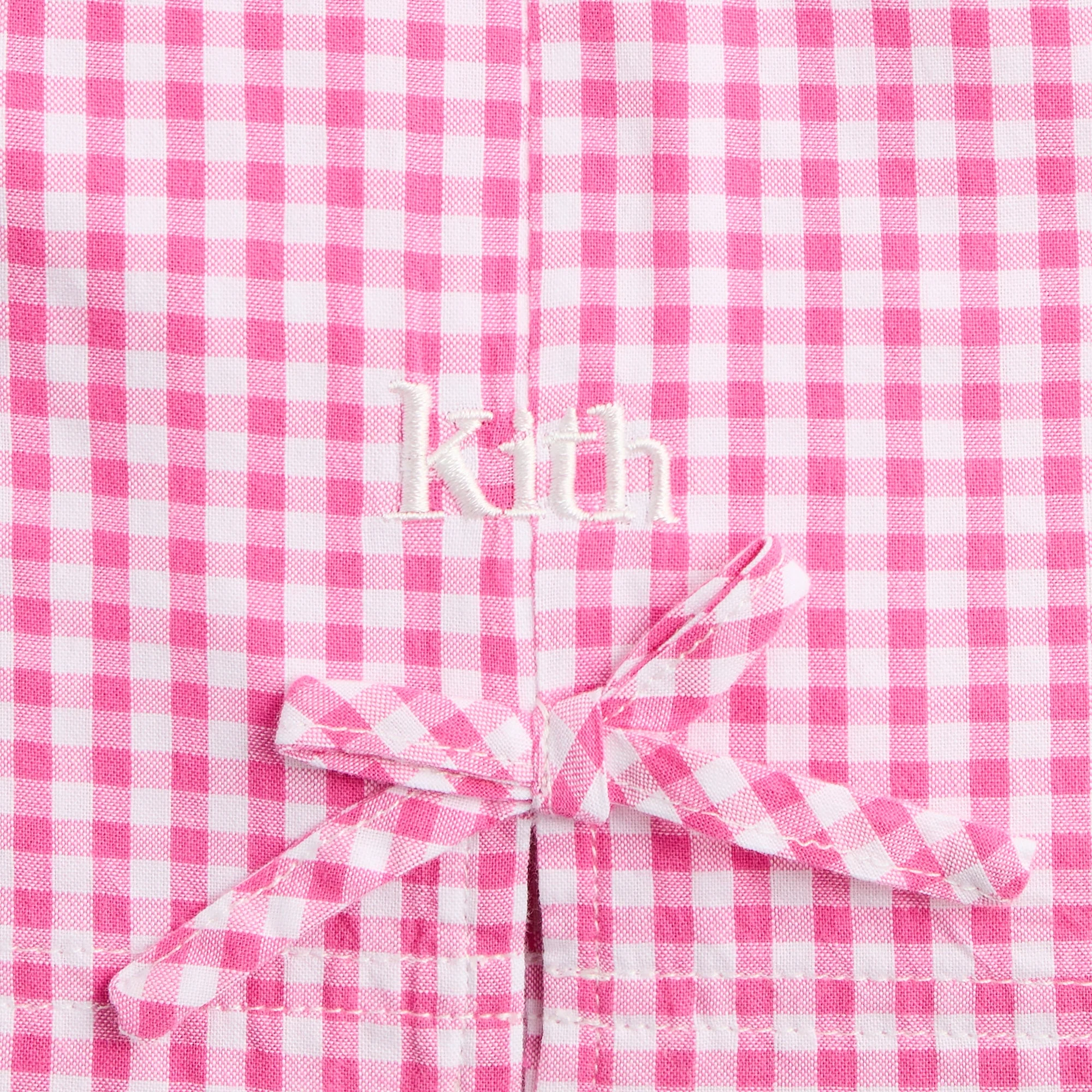 Kith Kids Gingham Tie Michla Short - Electra - Image 4