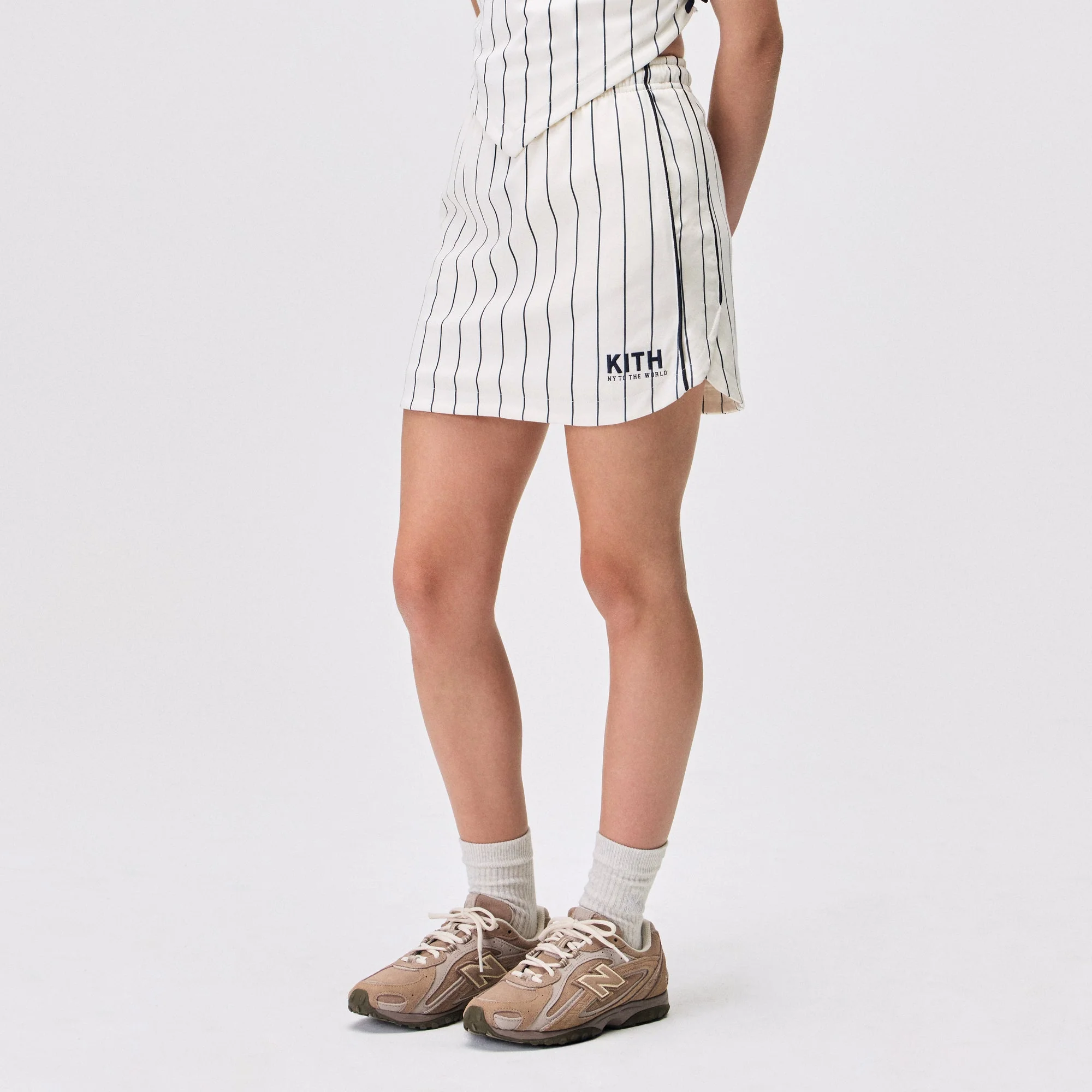 Kith Kids Pinstripe Baseball Skirt - Silk - Image 2