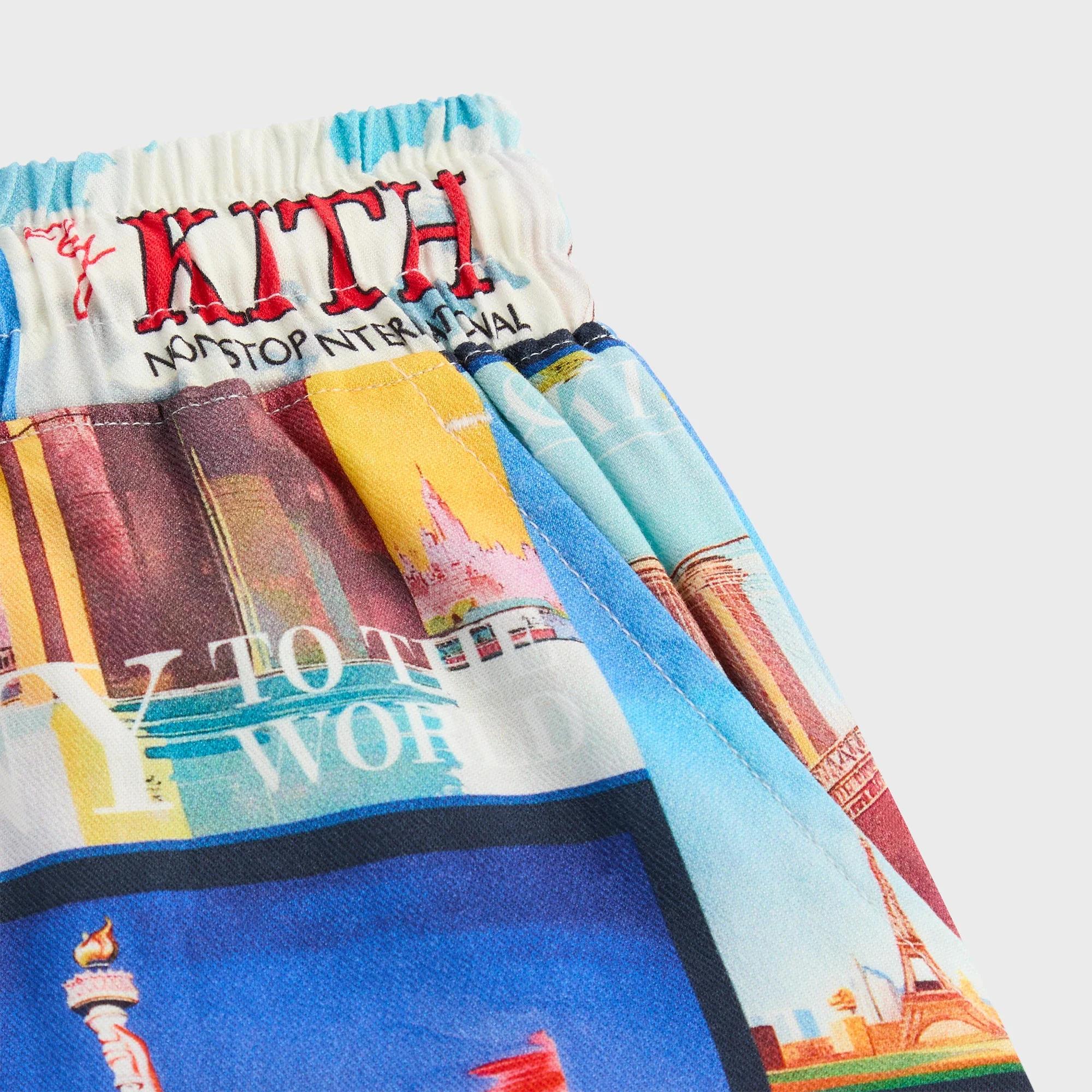Kith Kids World Travel Printed Thompson Camp Short - Nocturnal - Image 5