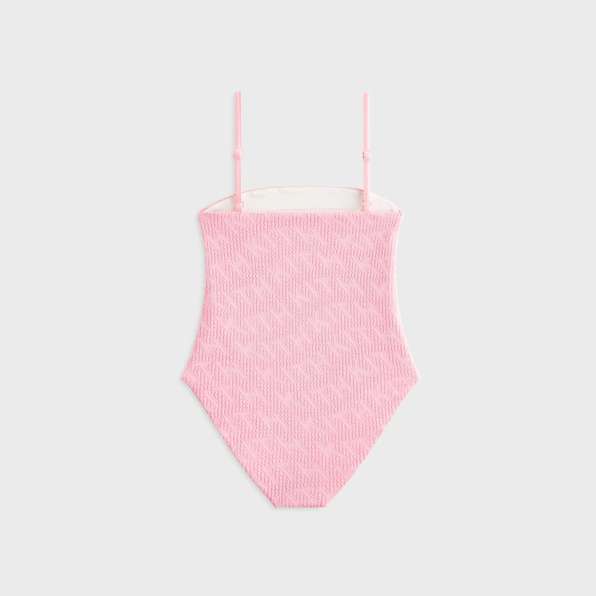 Kith Kids Textured Monogram Audrey One Piece Suit - Bubblegum - Image 3