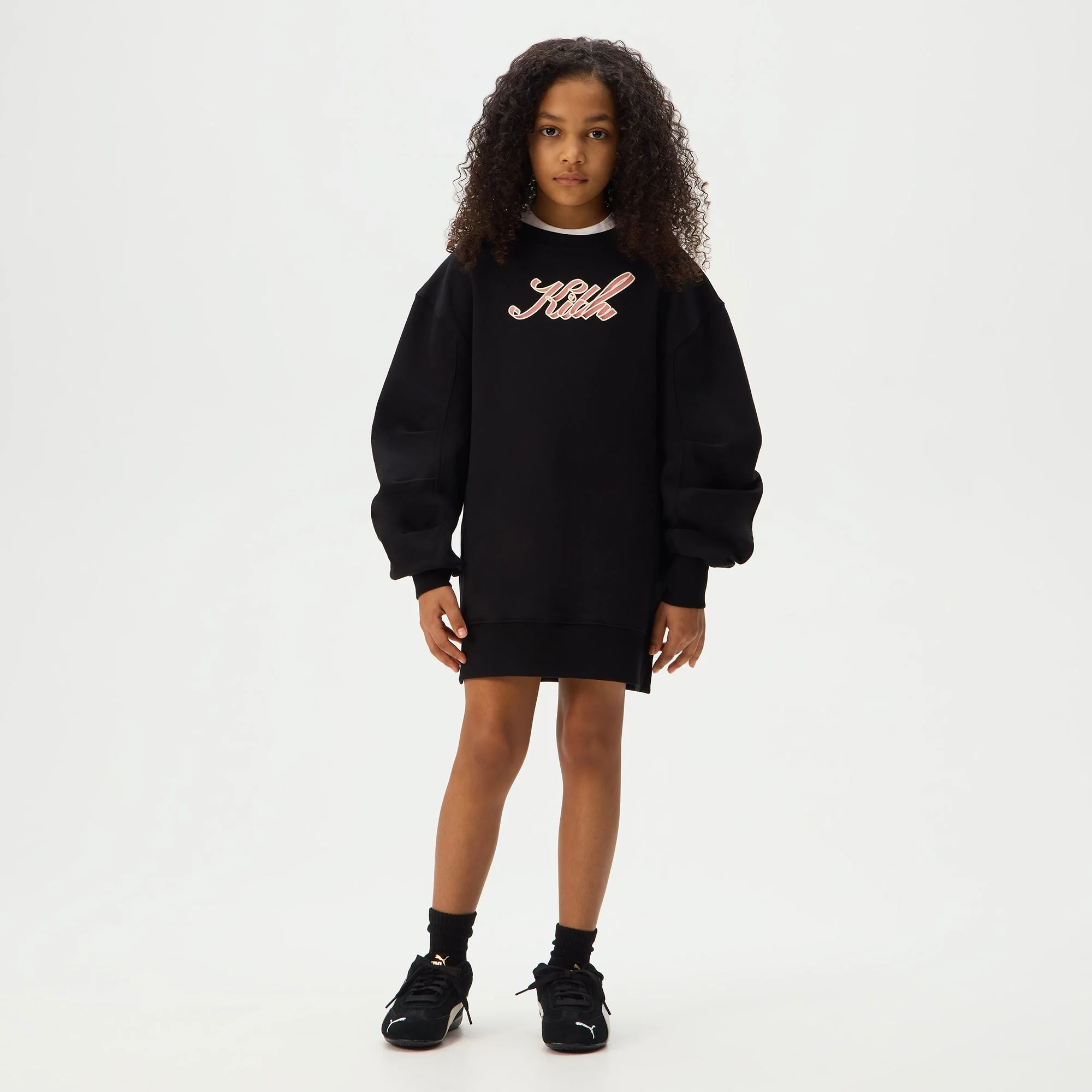 Kith Kids Ombre Script Camryn Dress - Black - Image 2