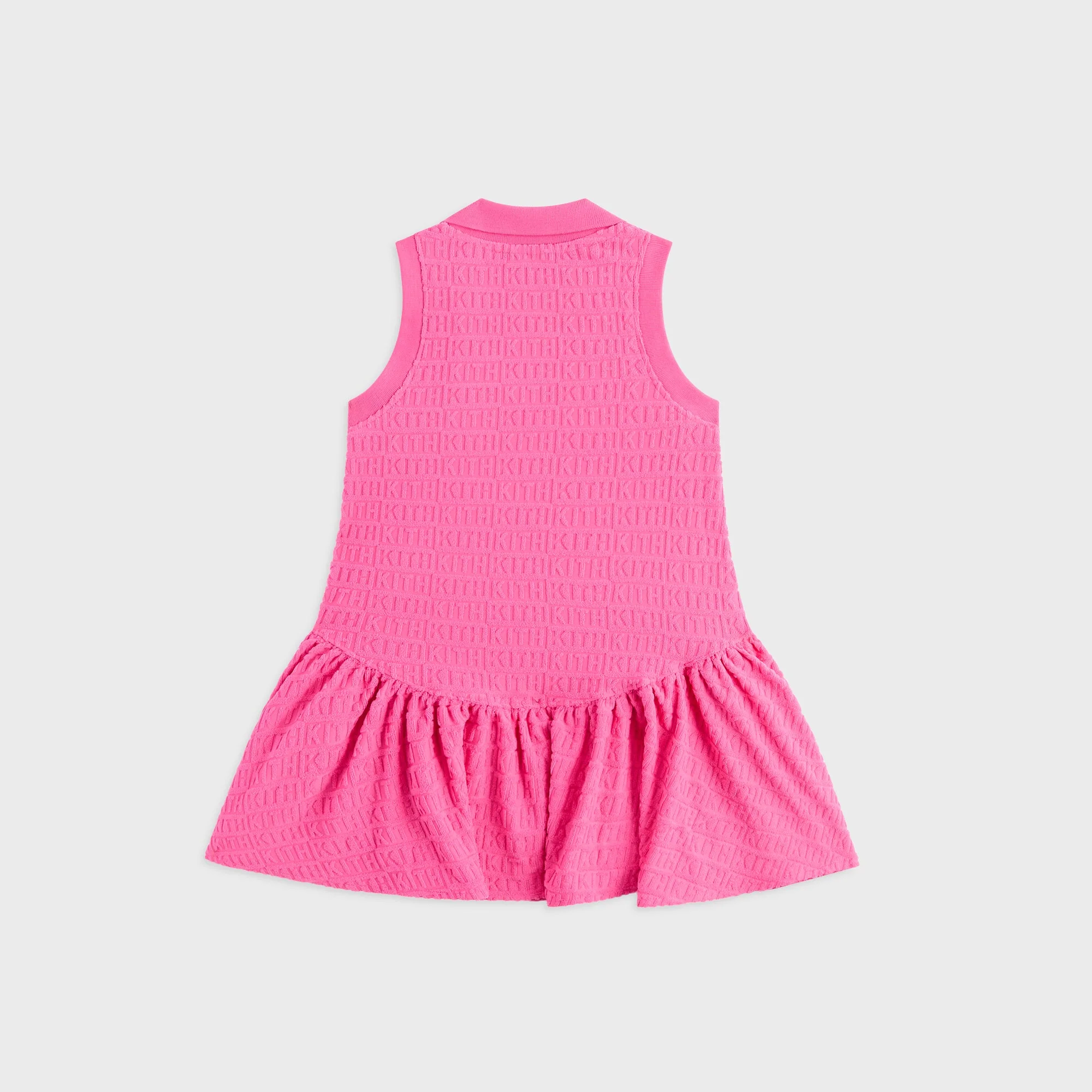Kith Kids Textured Monogram Adira Dress - Electra - Image 3