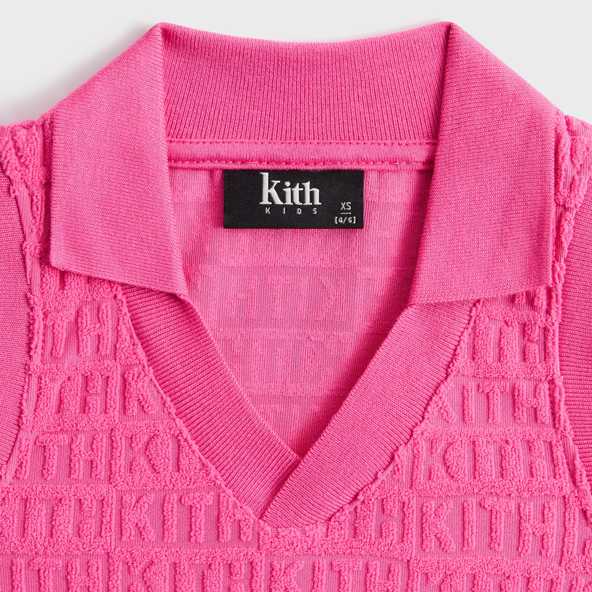 Kith Kids Textured Monogram Adira Dress - Electra - Image 4