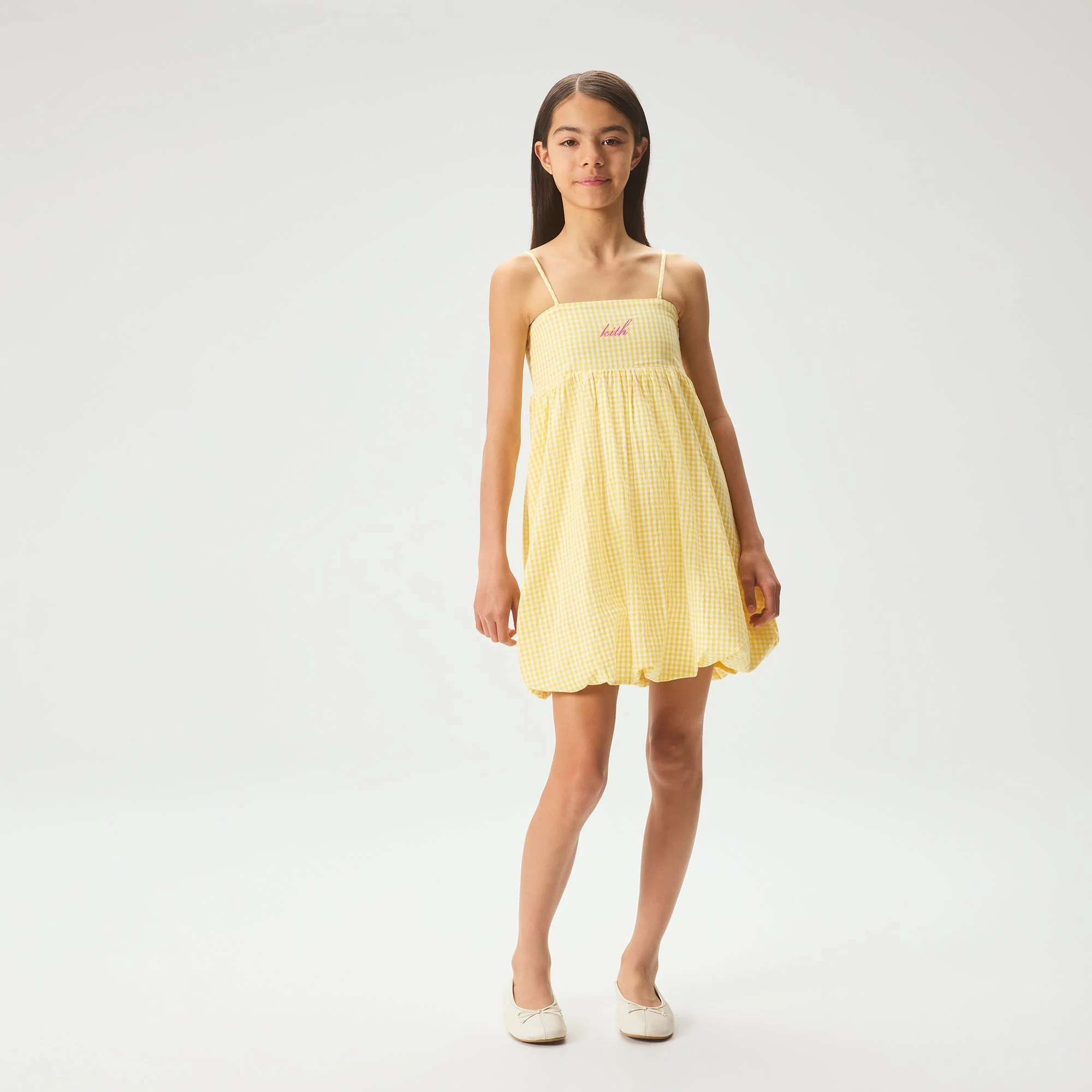 Kith Kids Gingham Peyton II Bubble Dress - Ardor - Image 2