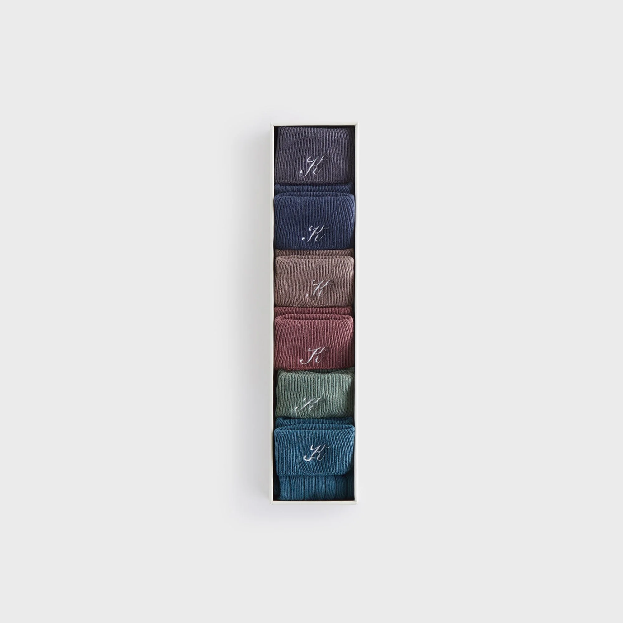 Kith Baby Palette 6-Pack Socks - Battleship - Image 2