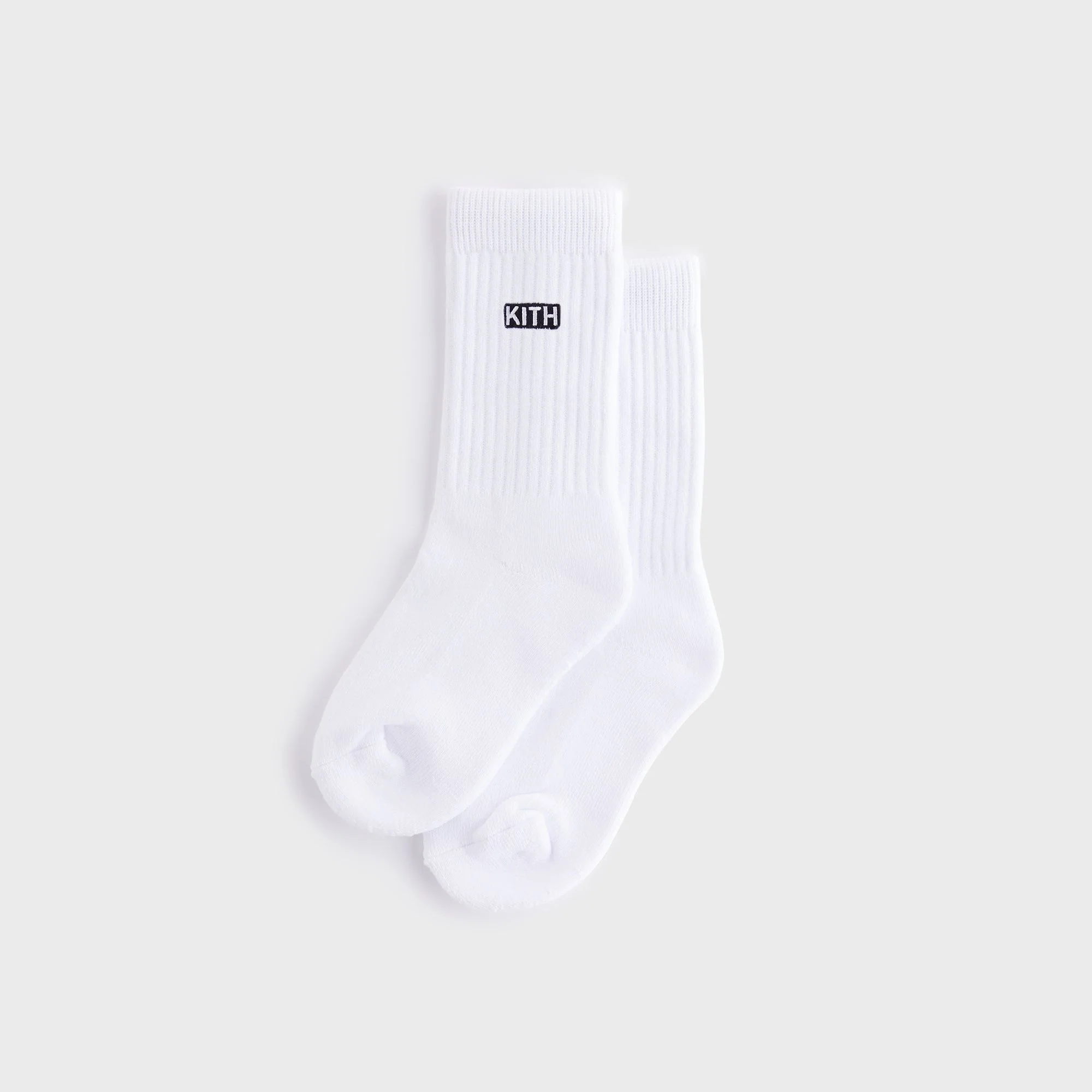 Kith Kids Classic Crew Socks - White