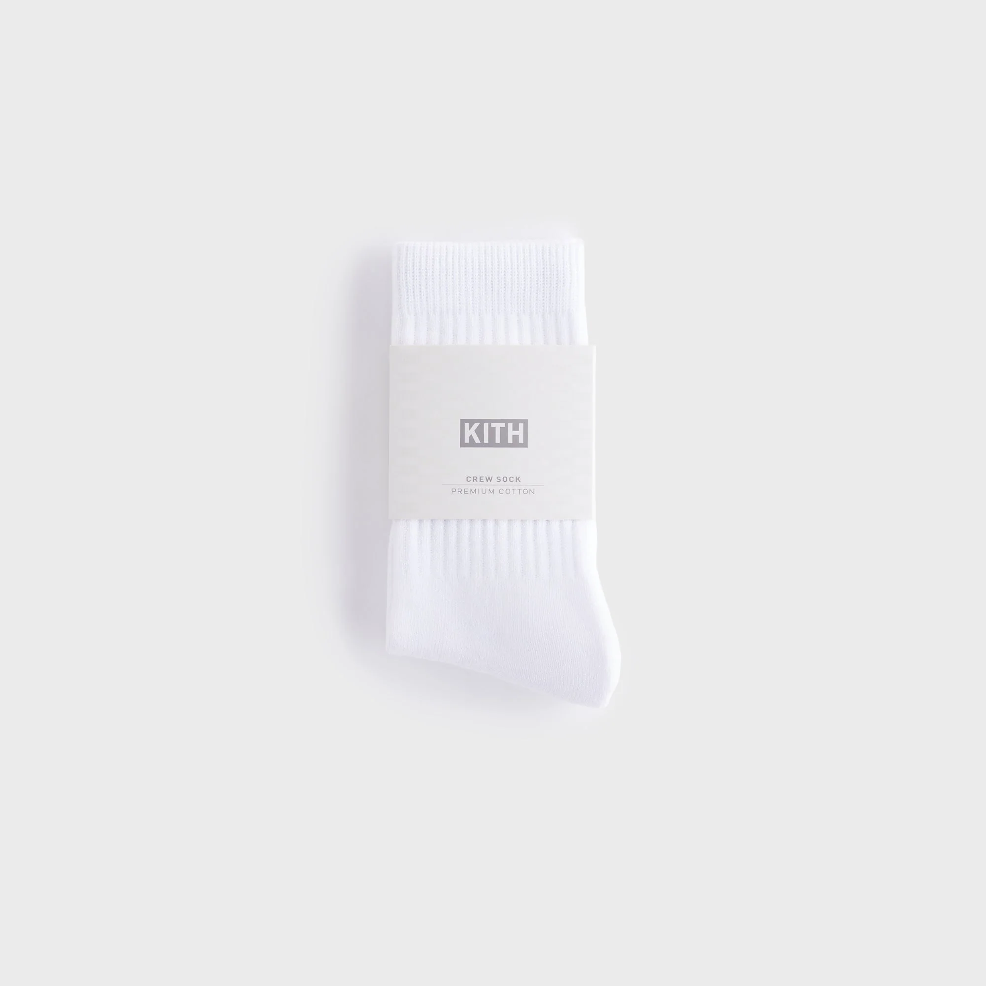 Kith Kids Classic Crew Socks - White - Image 2