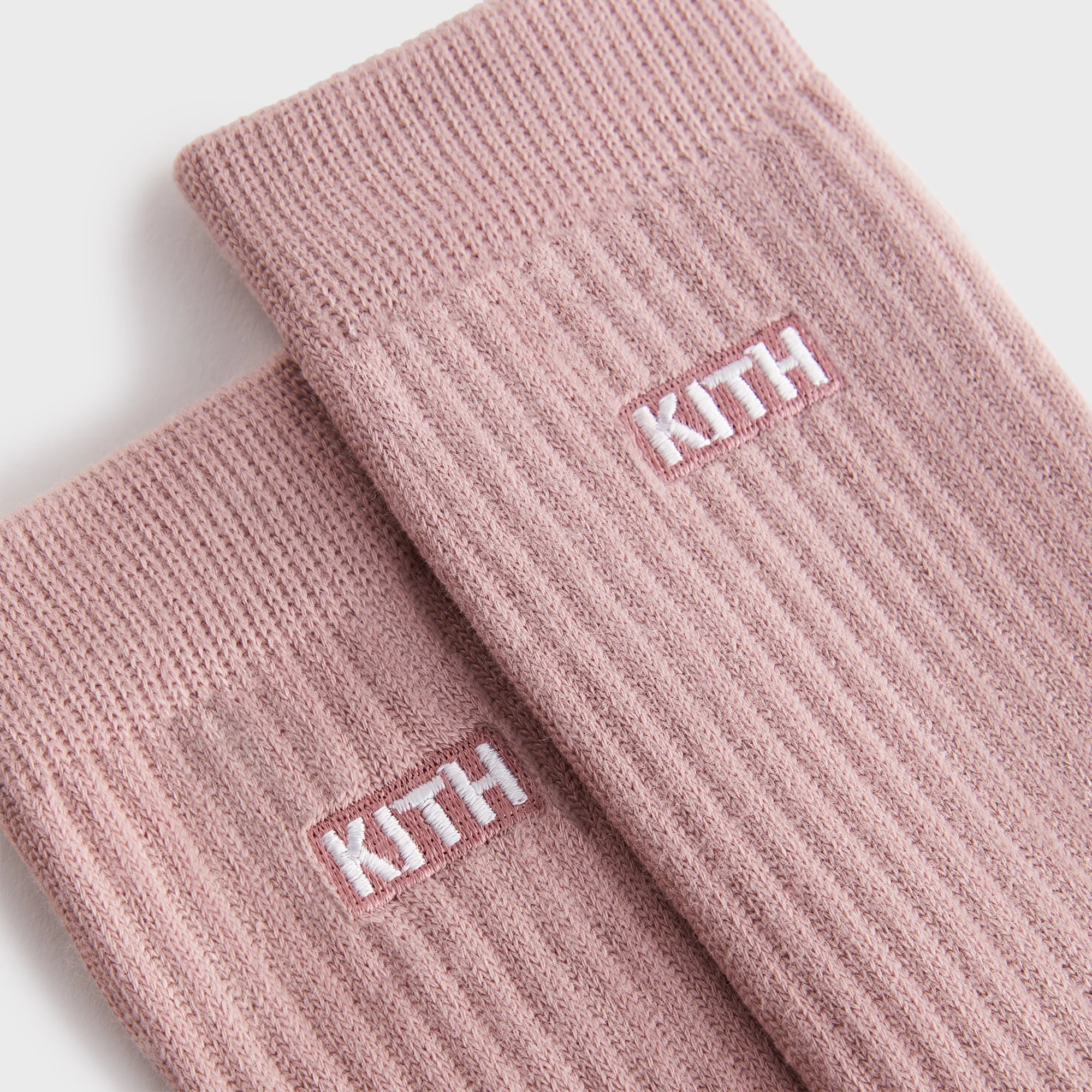 Kith Kids Classic Crew Socks - Dusty Quartz - Image 3