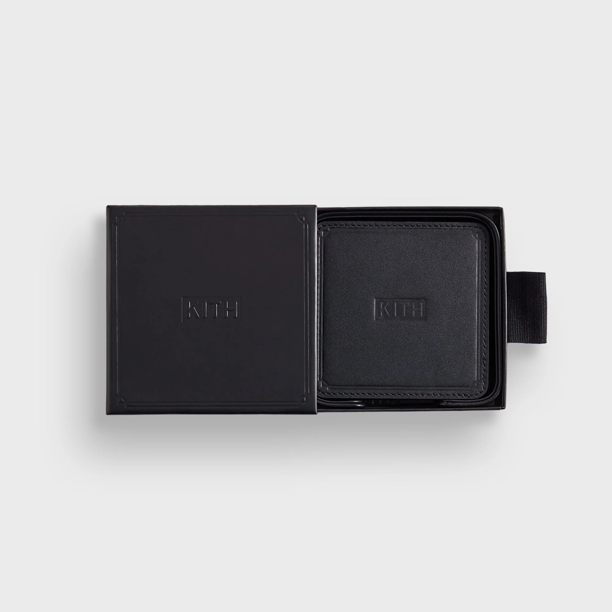 Kith Monogram Leather Coasters - Black - Image 7