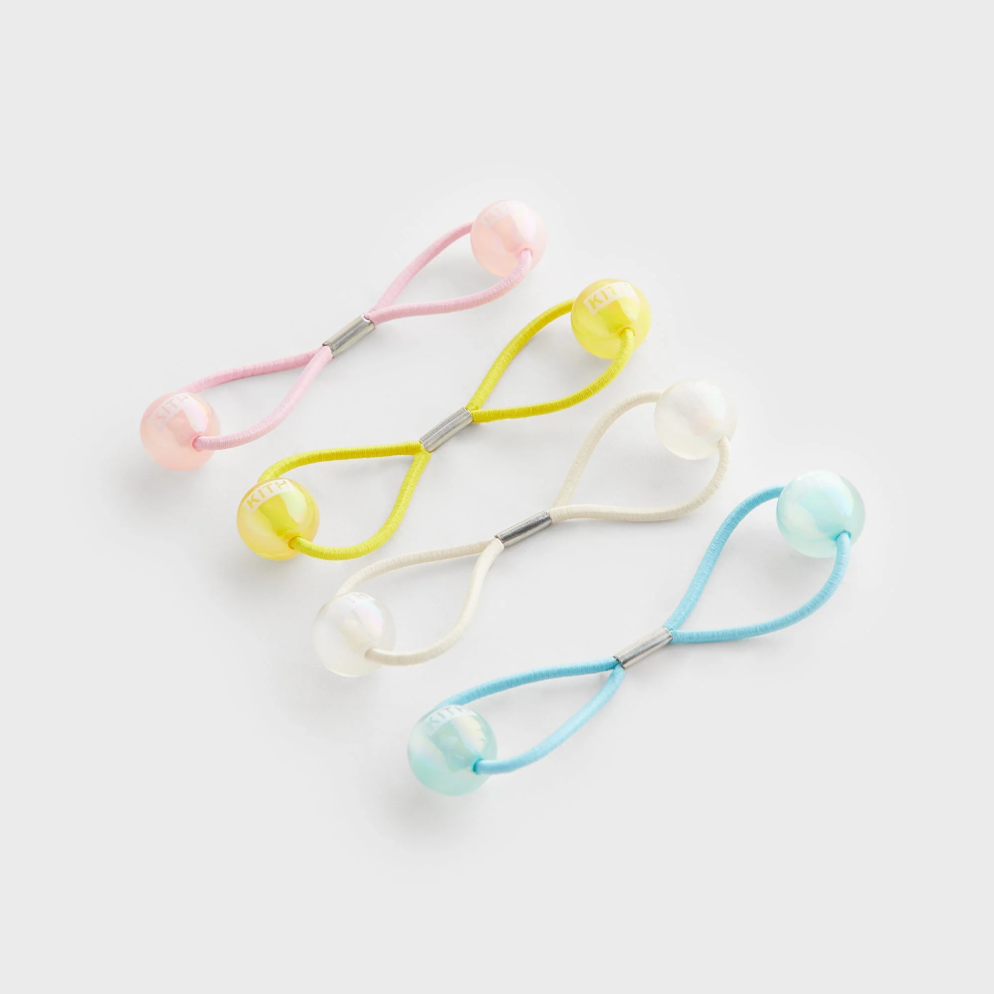 Kith Kids Set of 4 Bobble Pony Tail Holders - Multi - Image 2
