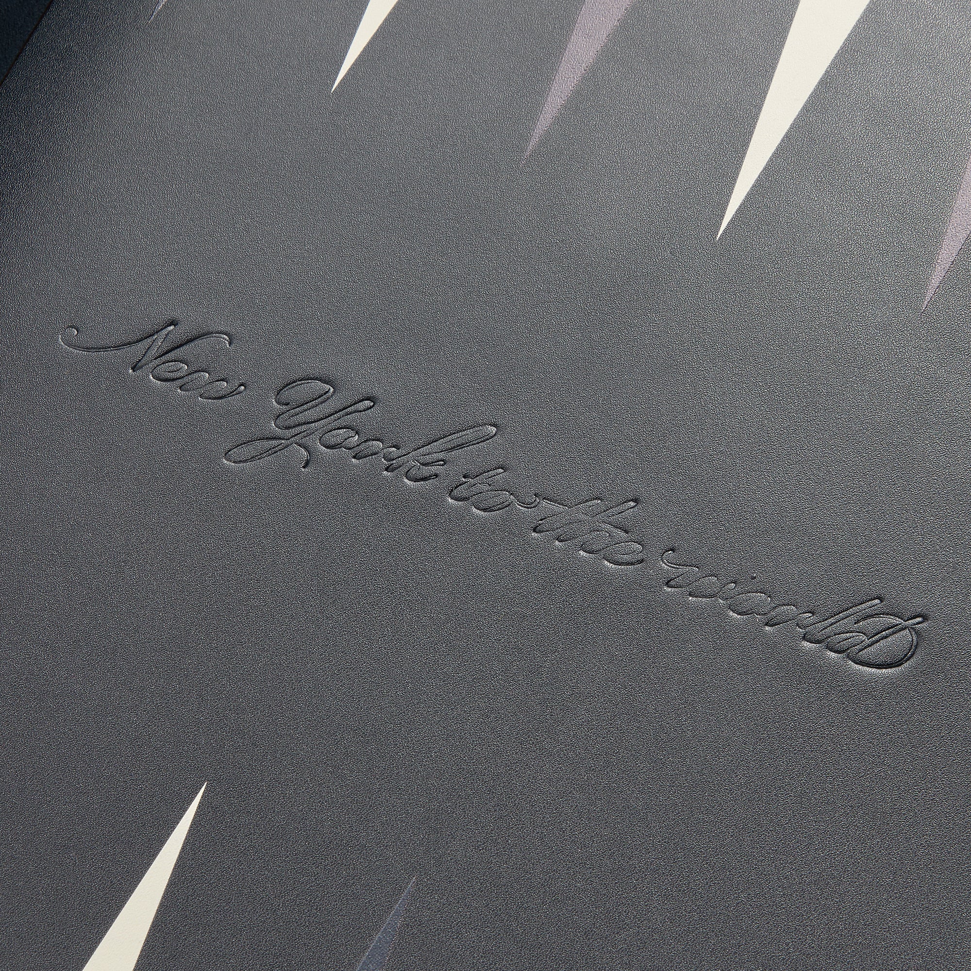 Kith Monogram Debossed Suede Backgammon Set - Ink - Image 4