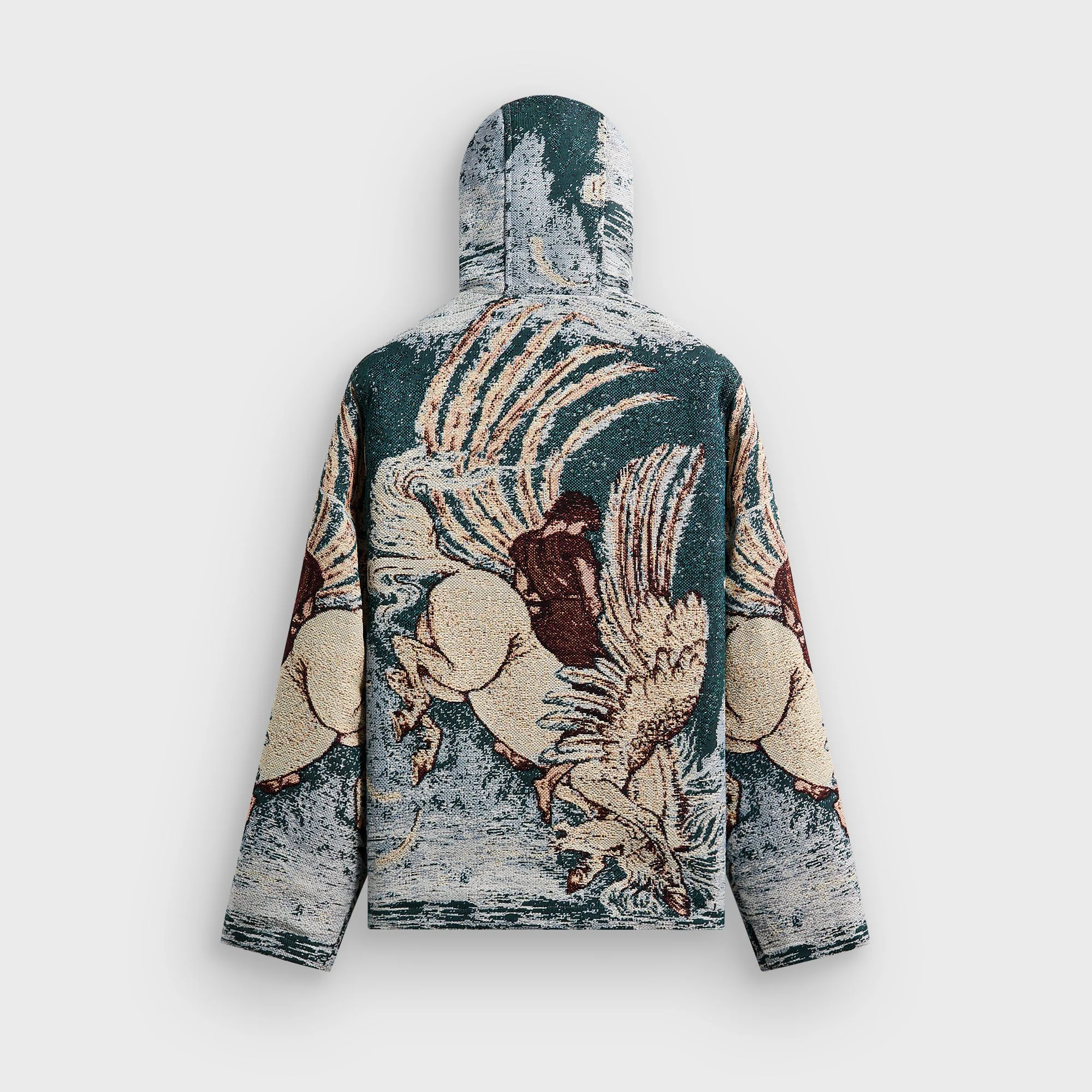 Kith Braden Tapestry Full Zip Hoodie - Waffle - Image 4