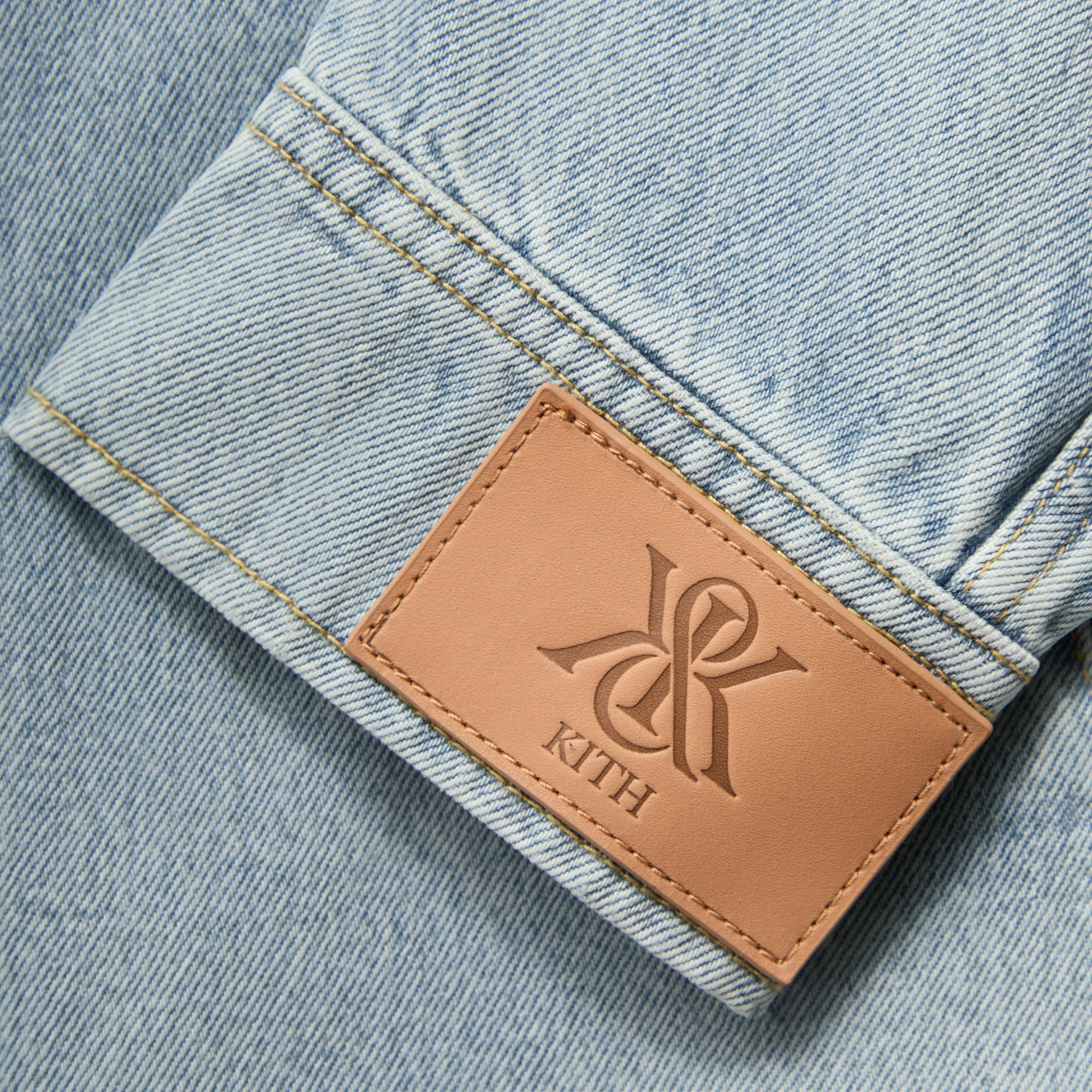 Kith Denim Efron Blouson Jacket - Light Indigo - Image 4
