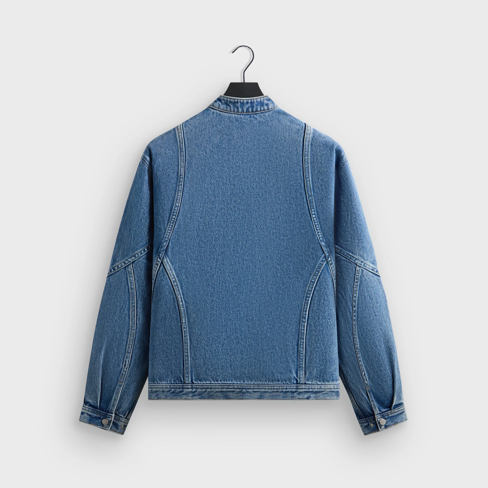 Kith Denim Adrien Moto Jacket - Mid Indigo - Image 3