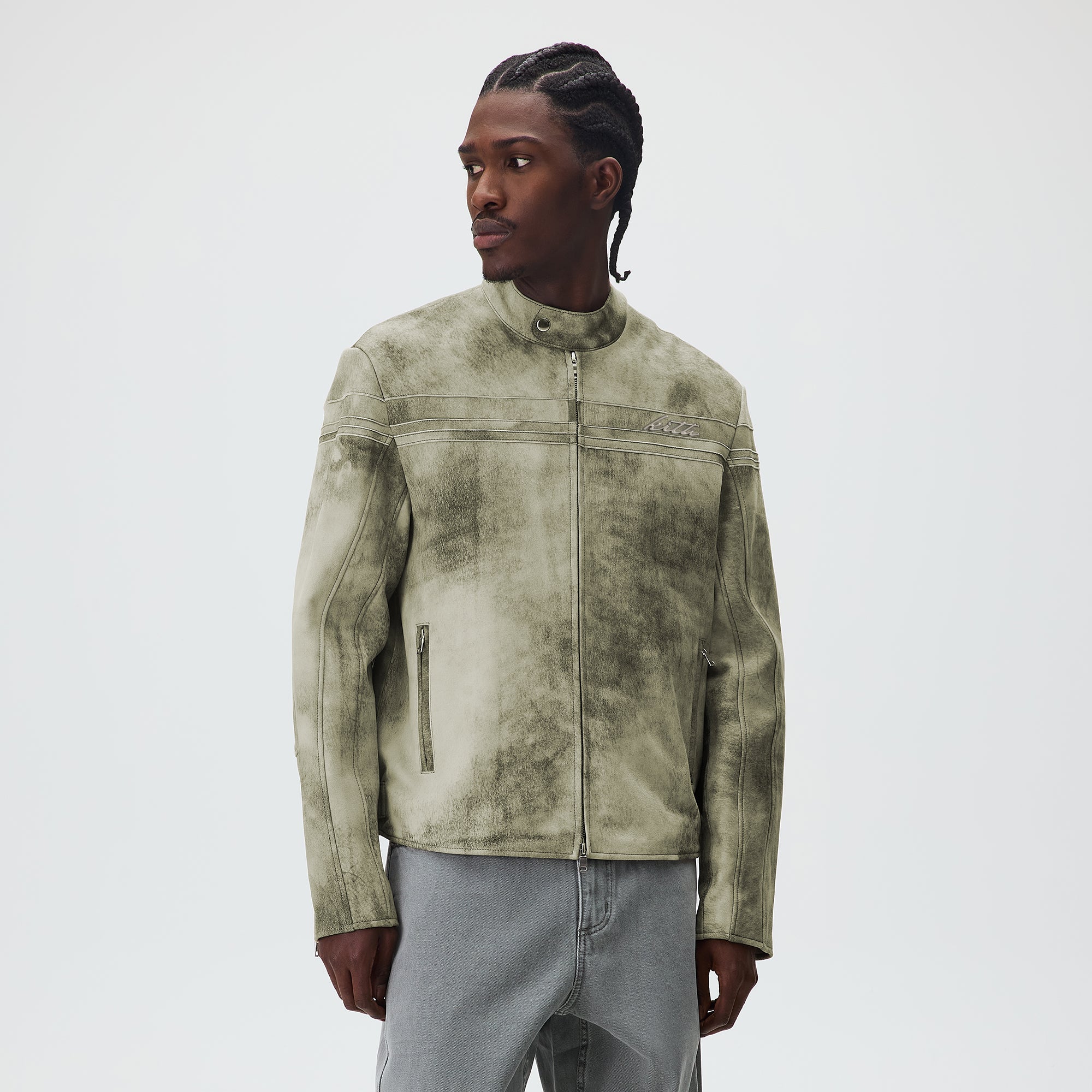 Kith Washed Suede Rossi Moto Jacket - Flagstaff - Image 2