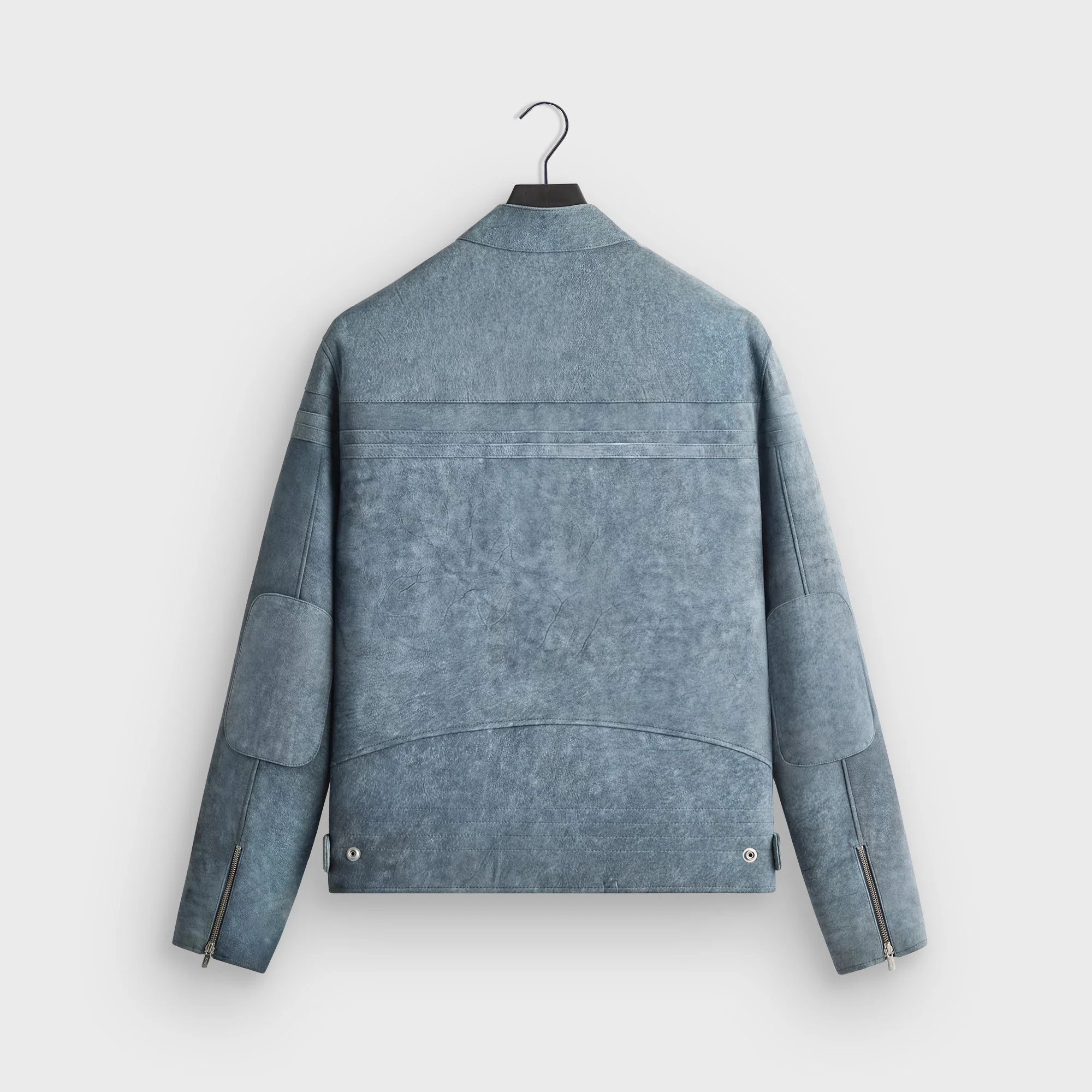 Kith Washed Suede Rossi Moto Jacket - Torpedo - Image 2