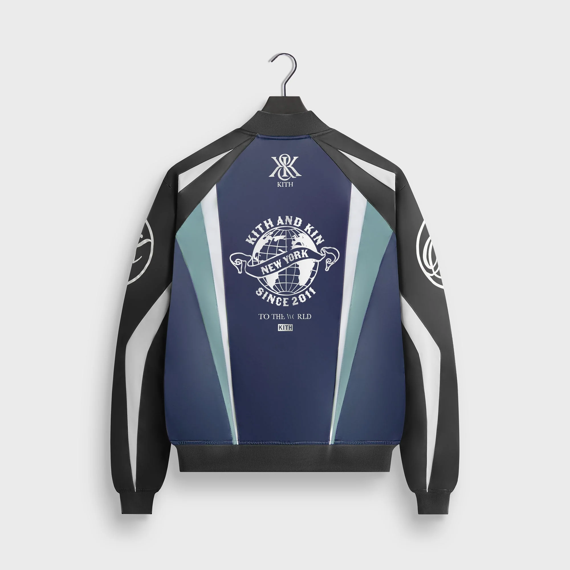 Kith Roy Racing Nylon Bomber Jacket - Nocturnal - Image 4
