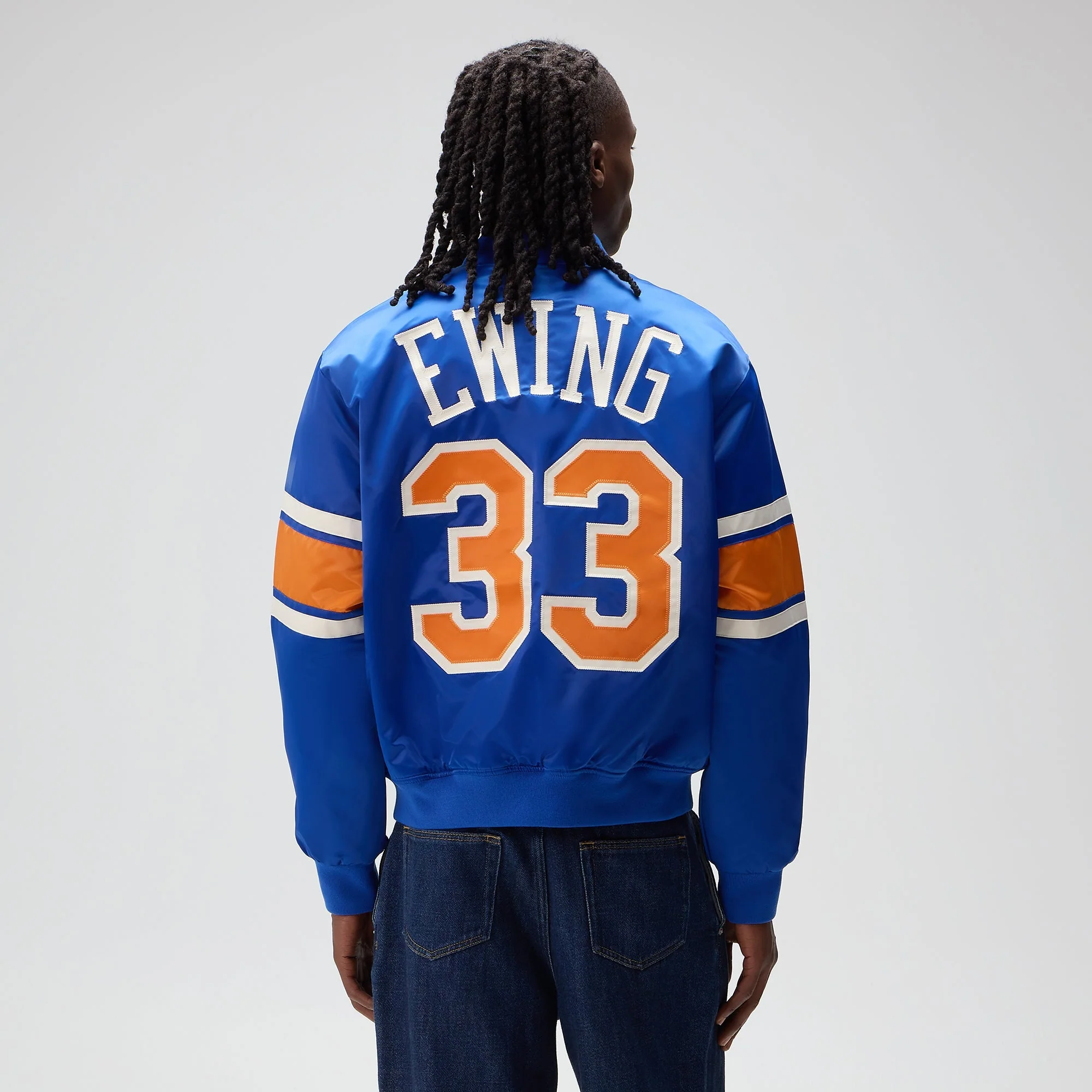 Kith for the New York Knicks Patrick Ewing Classic Satin Bomber Jacket - Current - Image 3