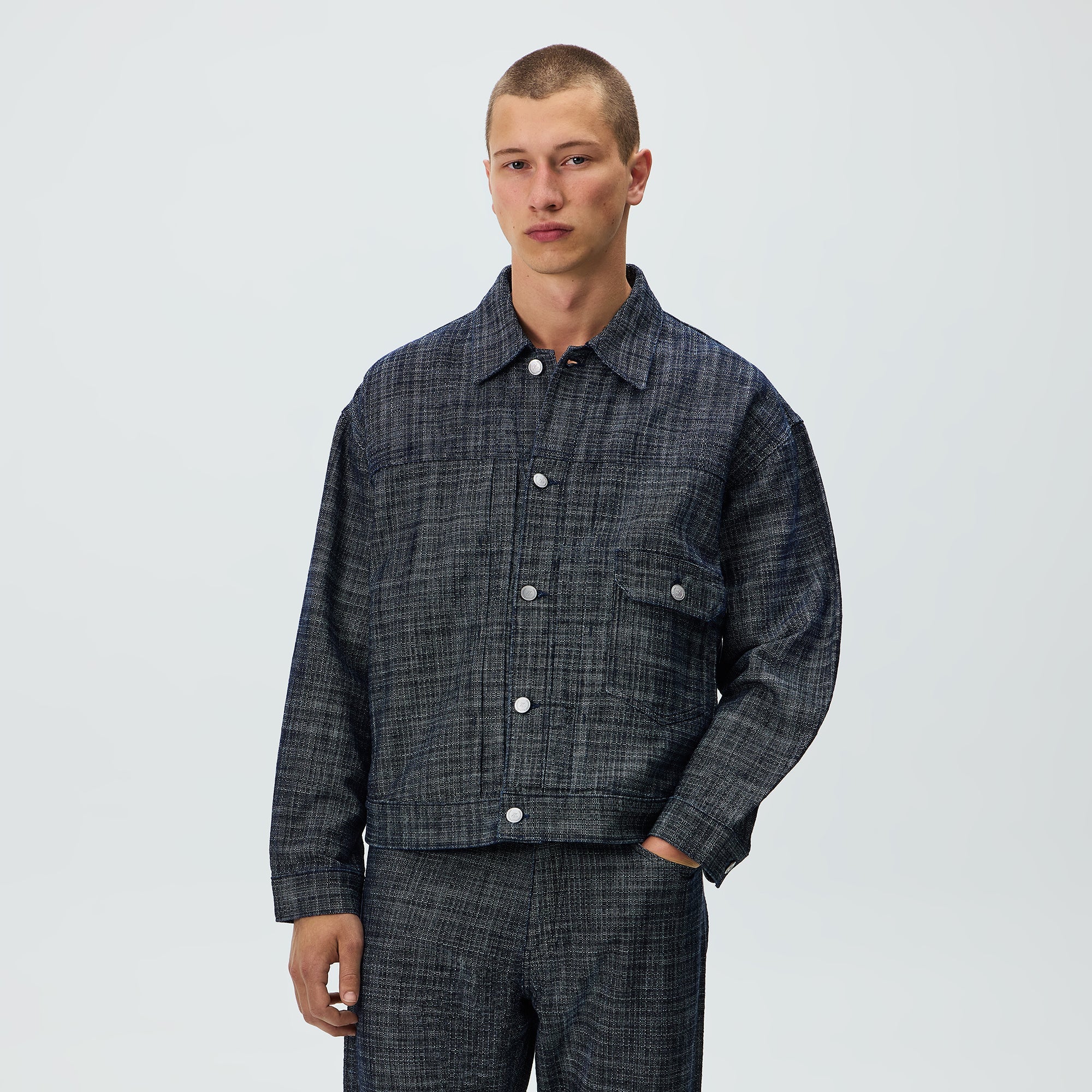 Kith Textured Indigo Alonzo Jacket - Dark Indigo - Image 2