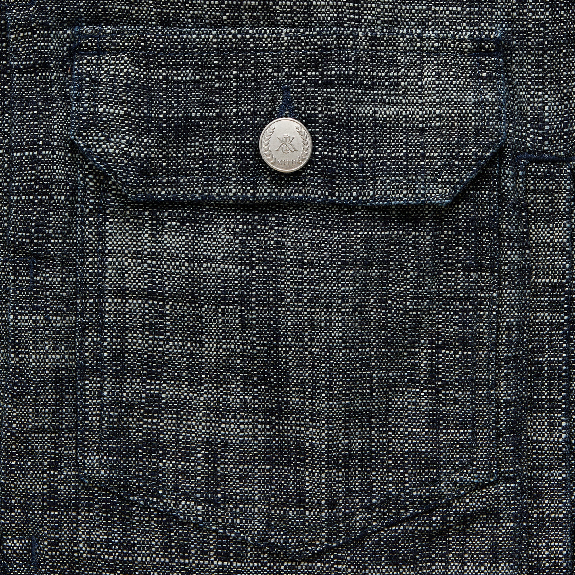 Kith Textured Indigo Alonzo Jacket - Dark Indigo - Image 4