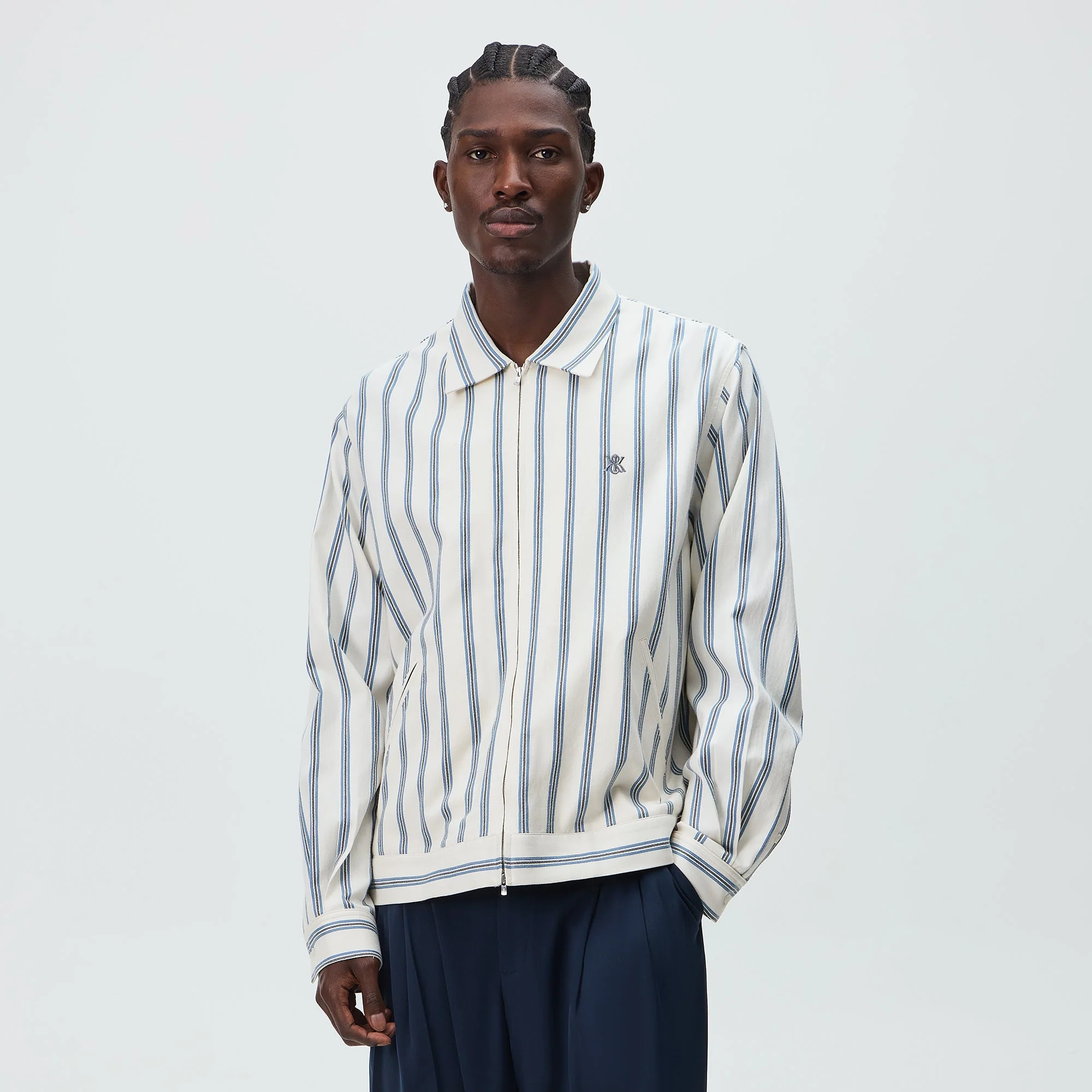 Kith Textured Stripe Connor Blouson Jacket - Ovation - Image 2