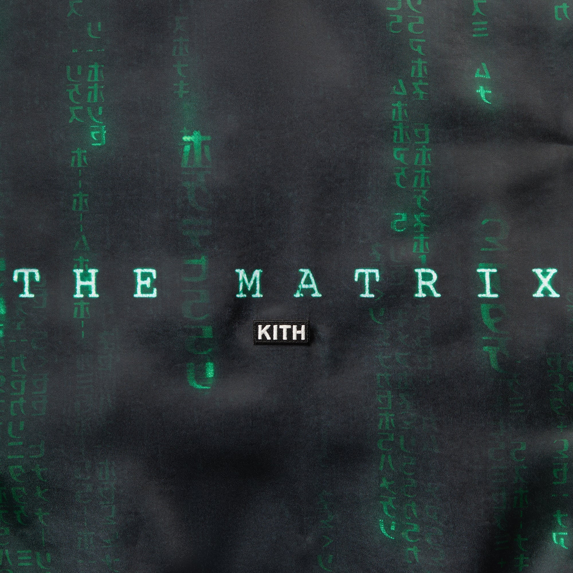 Kith for The Matrix Vance Satin Bomber Jacket - Black - Image 5