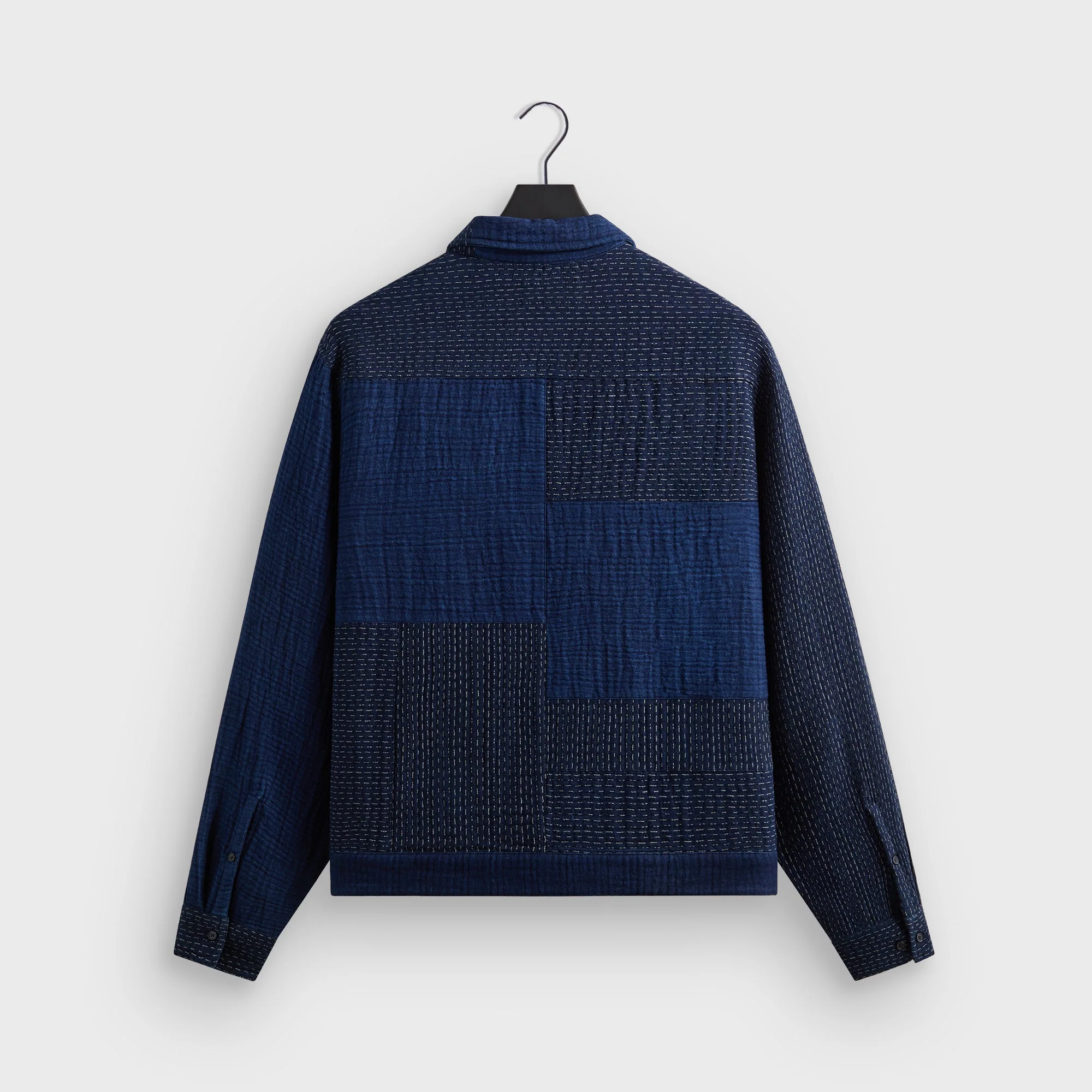 Kith Stitched Patchwork Connor Blouson Jacket - Dark Indigo - Image 3