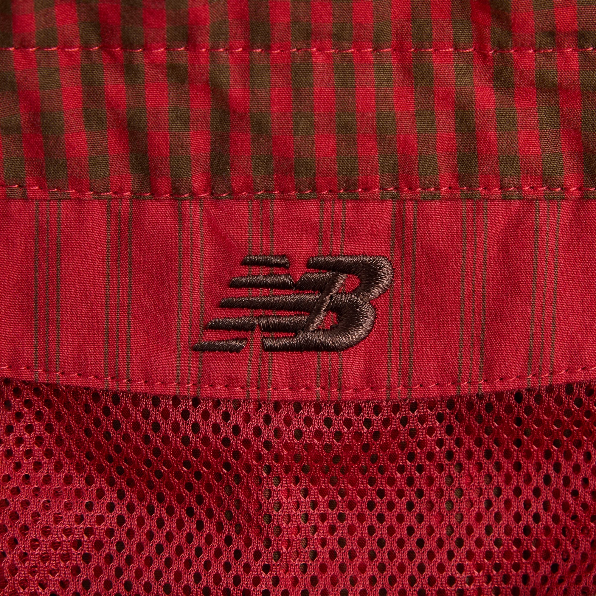 Kith & New Balance Poplin Mix Madison V Jacket - Biking Red - Image 5