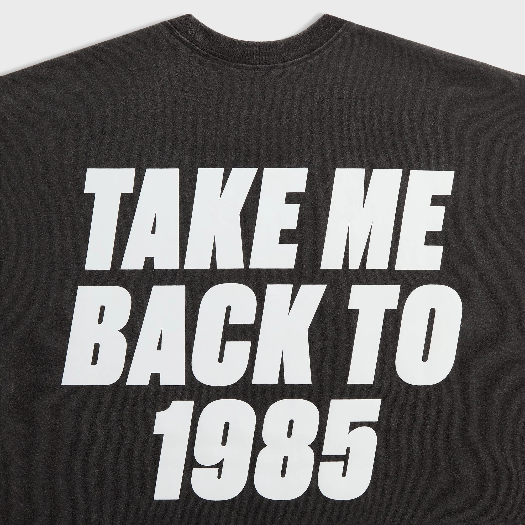 Kith for Back to the Future Japanese Title Vintage Tee - Black - Image 4