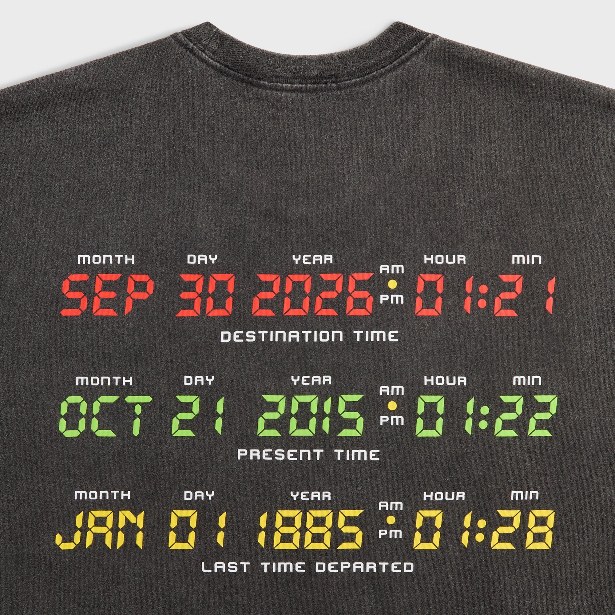 Kith for Back to the Future DeLorean Vintage Tee - Black - Image 4