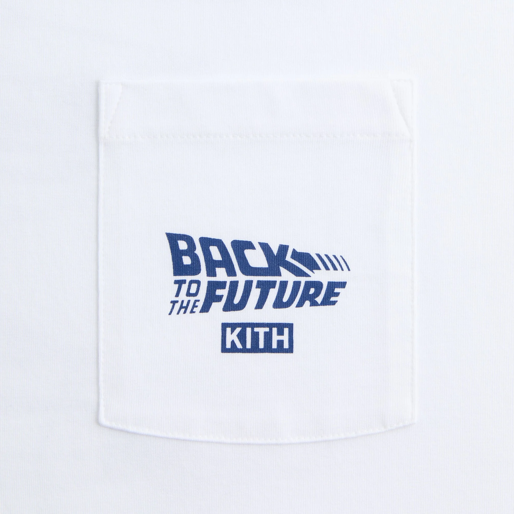 Kith for Back to the Future Blueprint Standard Crispy Pocket Tee - White - Image 3